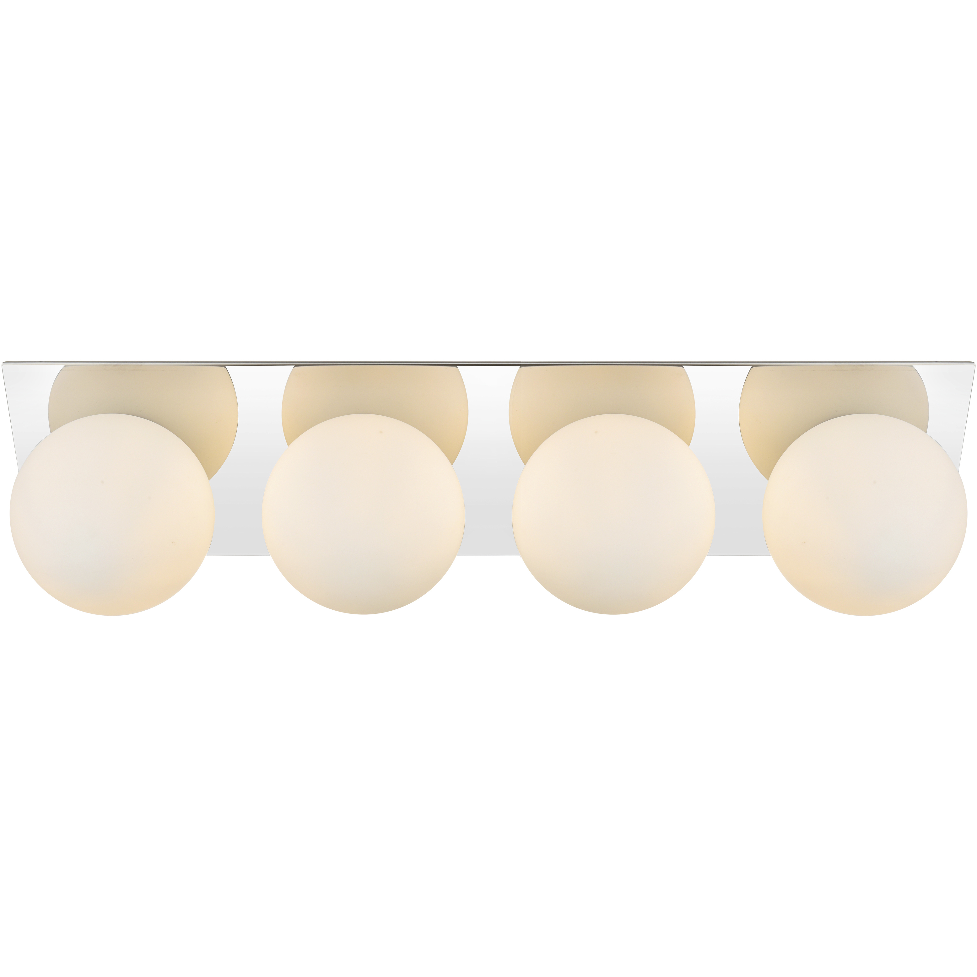Jillian 4 Light 29 inch Chrome Bath Sconce Wall Light