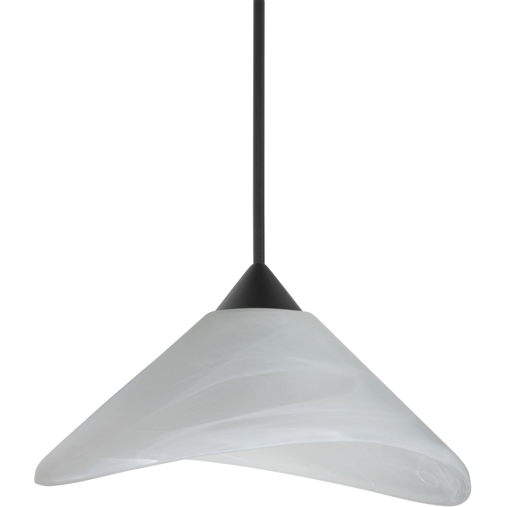 Hoppi 1 Light Black Cord Pendant Ceiling Light