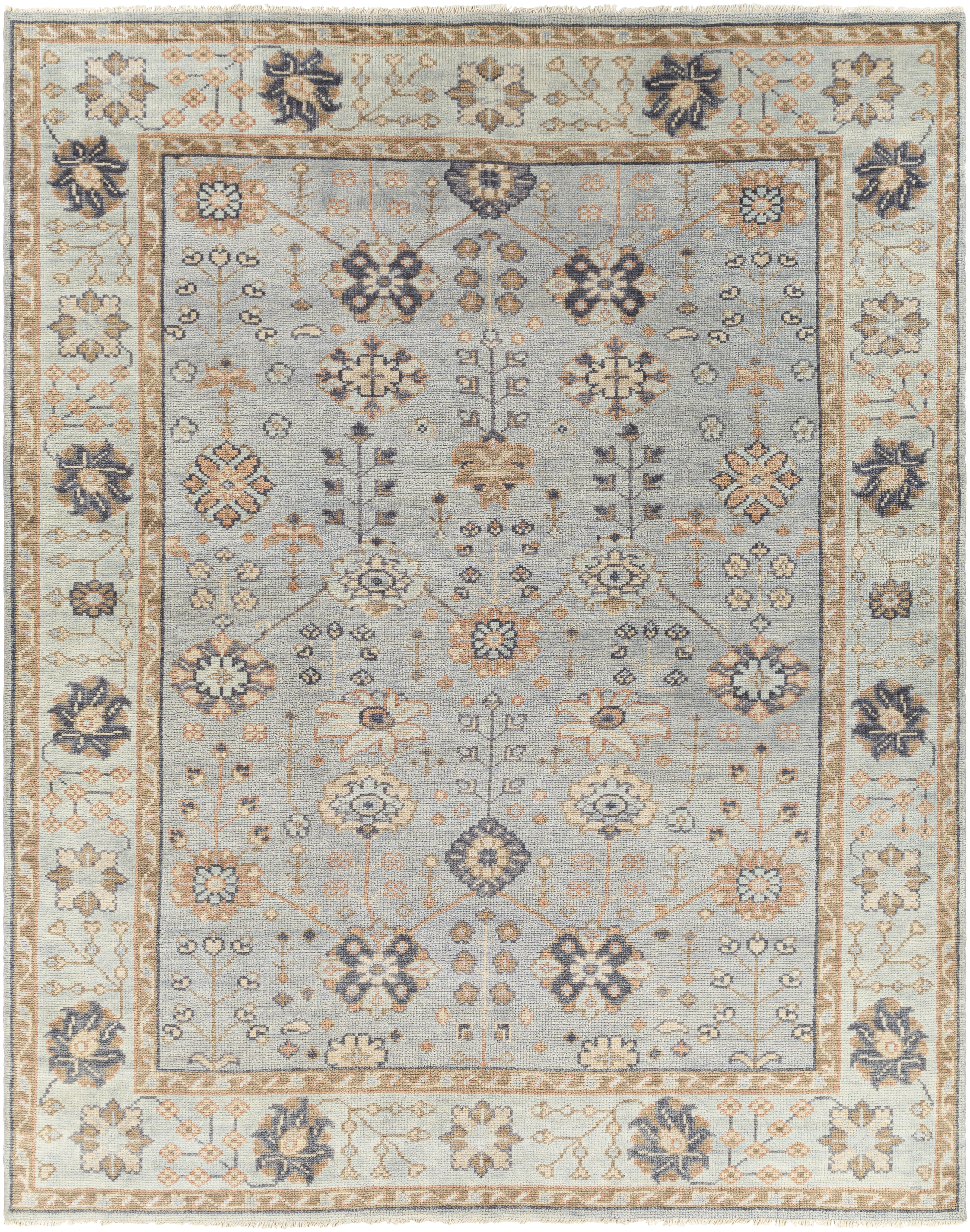 Palais 180 X 144 inch Pale Blue Rug in 12 x 15, Rectangle