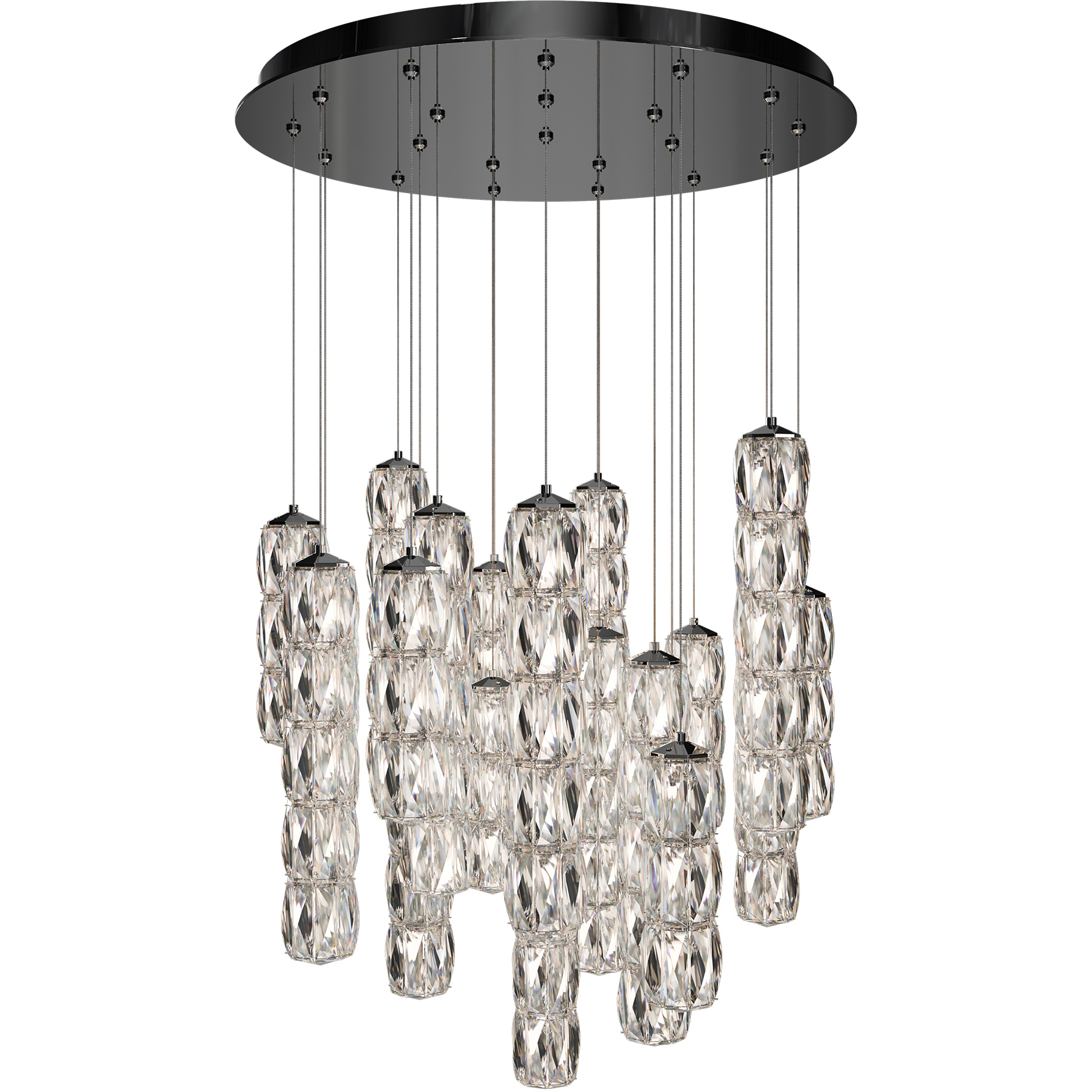 Signature Verve LED 26 inch Stainless Steel Multi-Light Pendant Ceiling Light