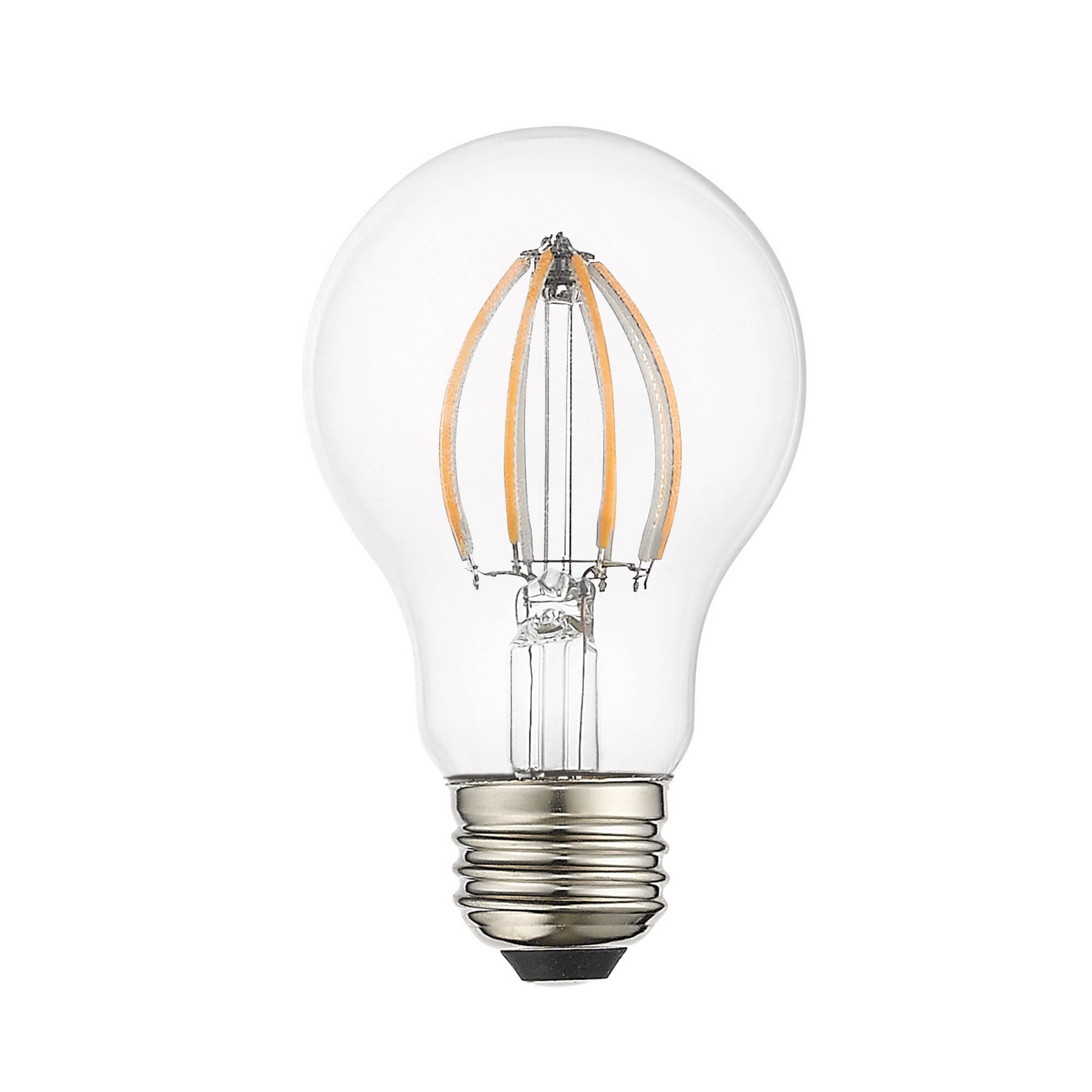 Allison LED A19 Pear E26 Medium Base 8 watt 3000K Filament LED Bulb in 60, Pack of 60