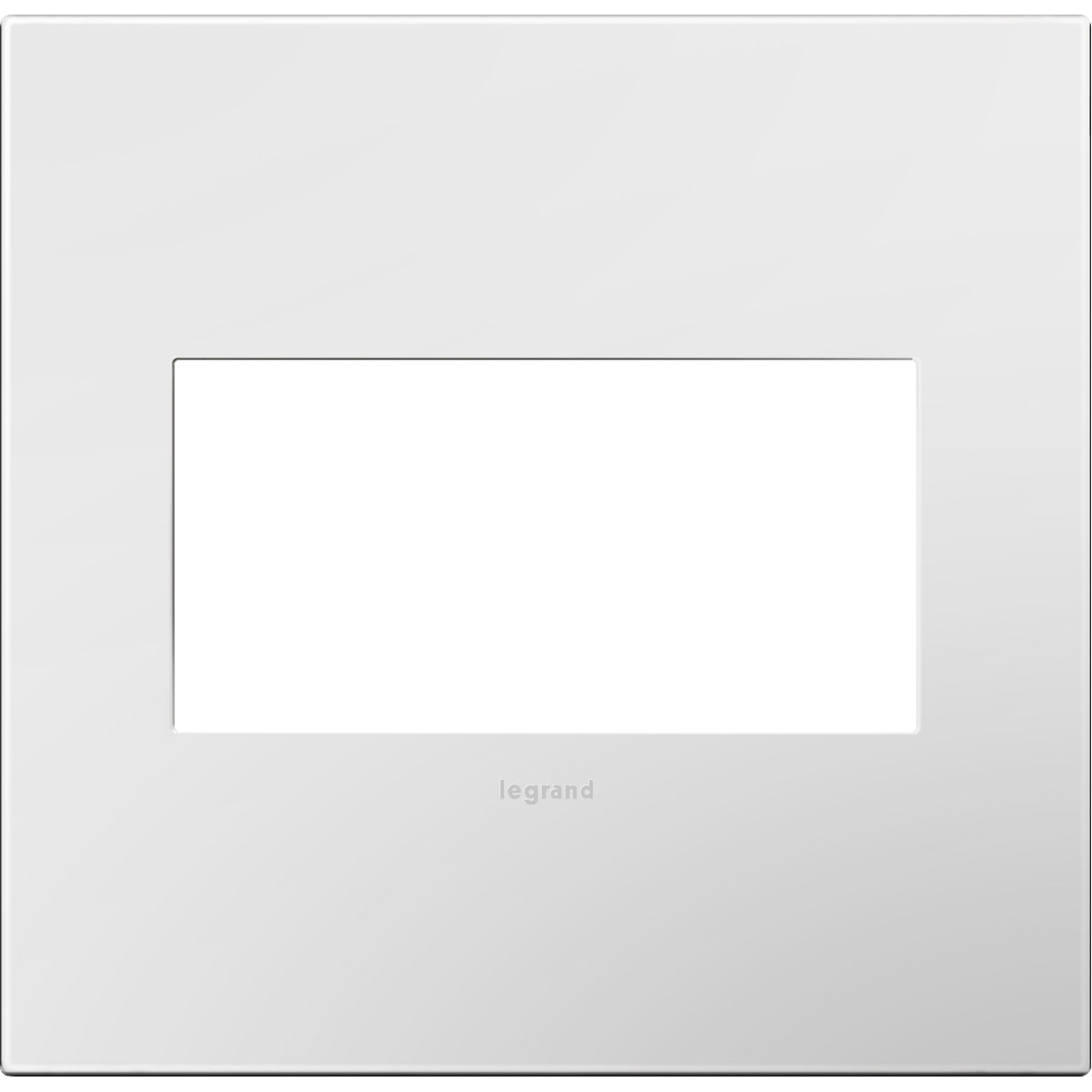 Plastics Gloss White Wall Plate 