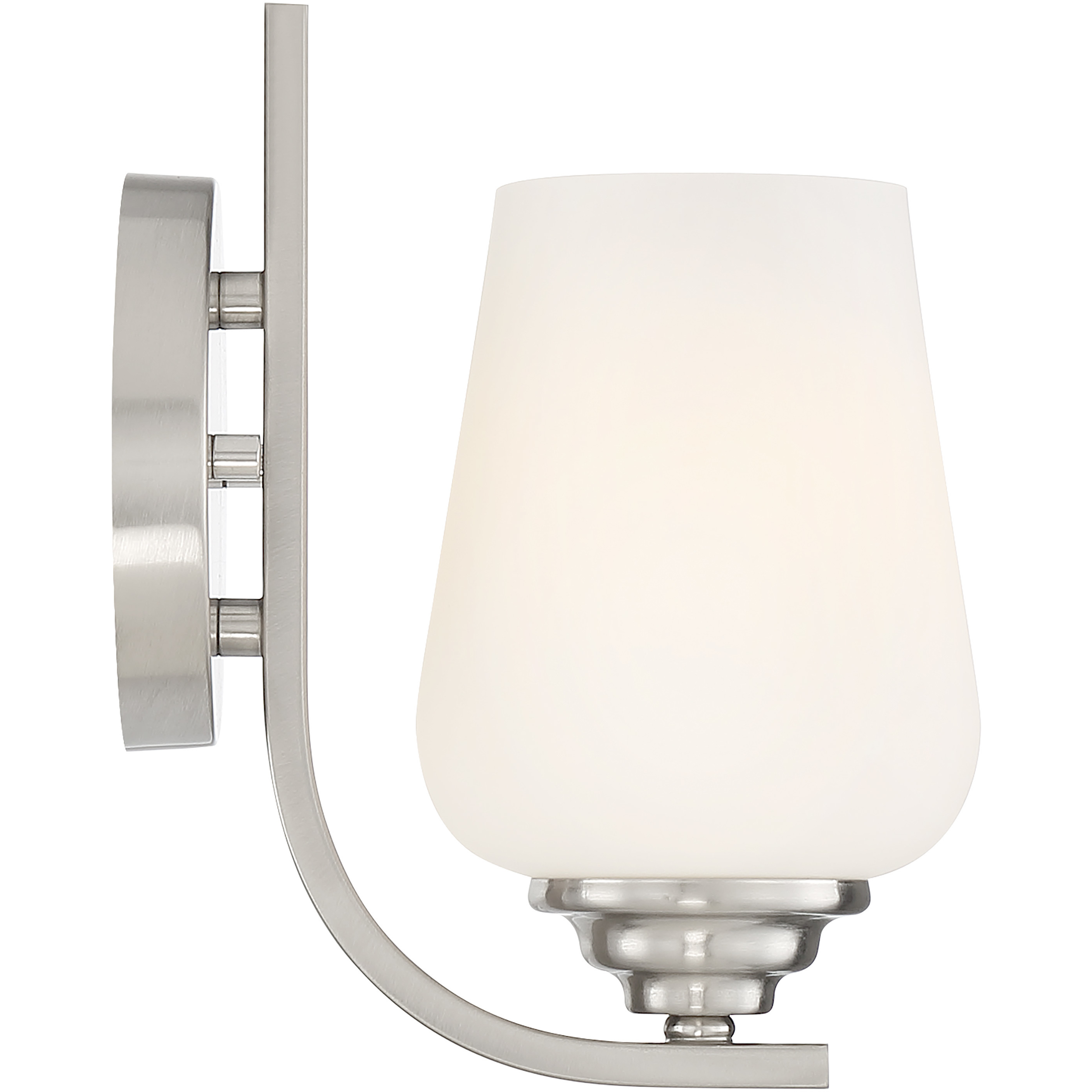 Shyloh 1 Light 5 inch Brushed Nickel Bath Light Wall Light