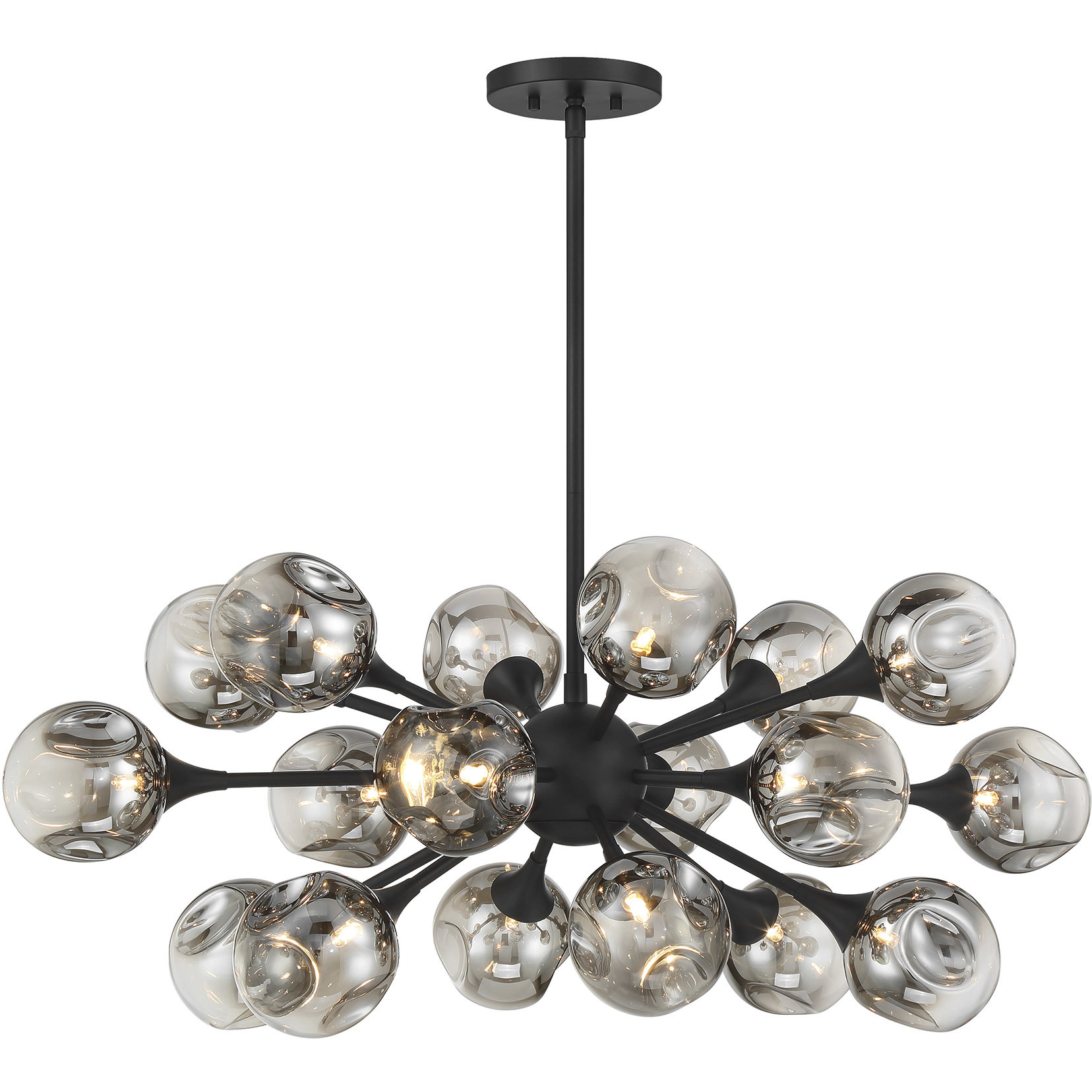 Matisse 18 Light 20.5 inch Matte Black Chandelier Ceiling Light