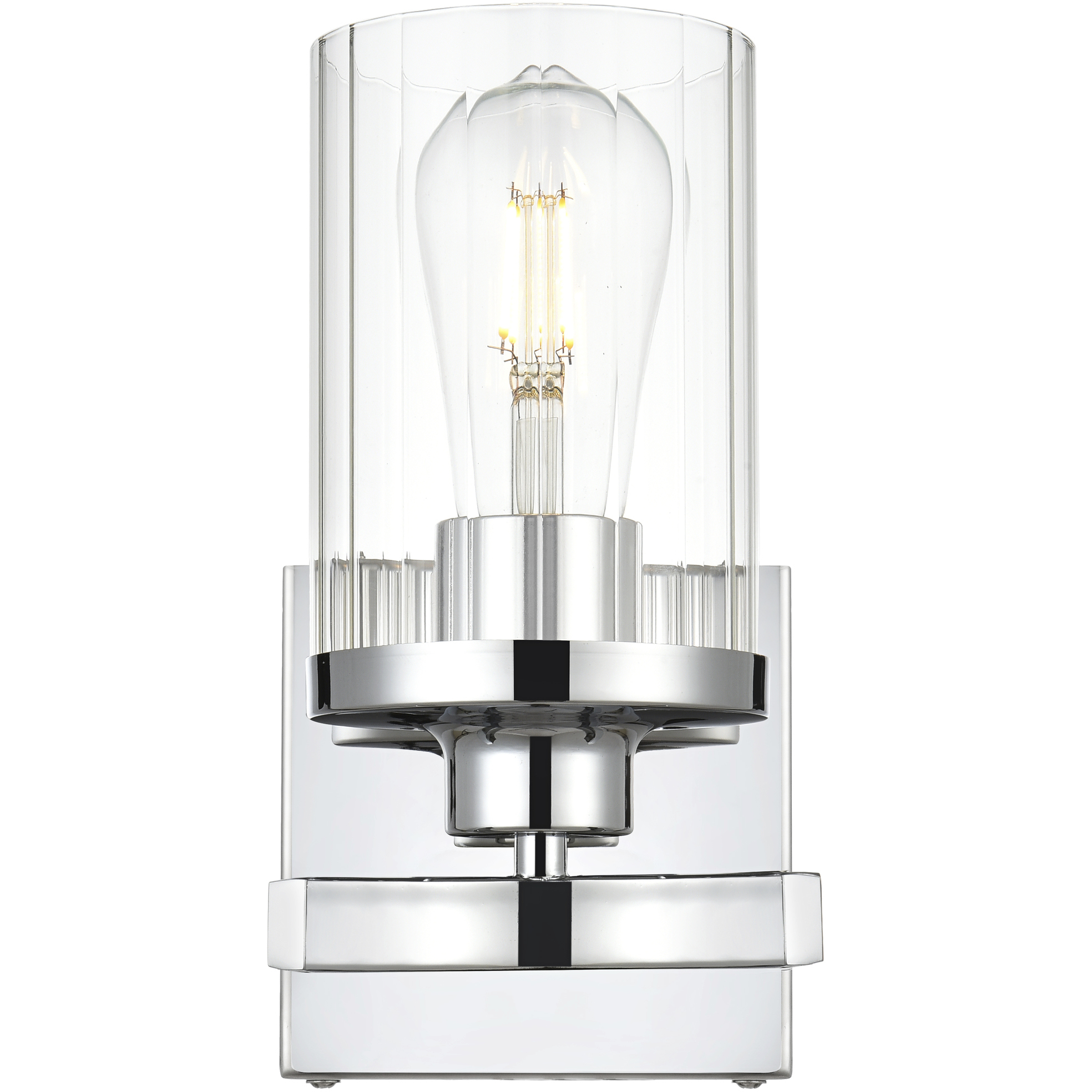 Saanvi 1 Light 5 inch Chrome Bath Sconce Wall Light