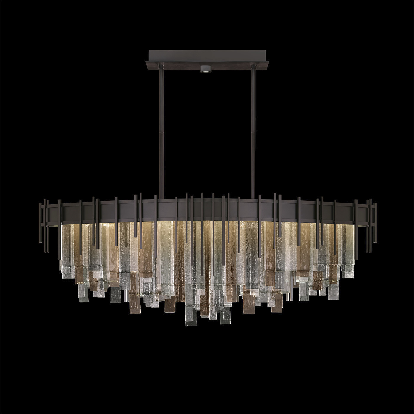 Arpeggio 19 Light 54.5 inch Black Pendant Ceiling Light