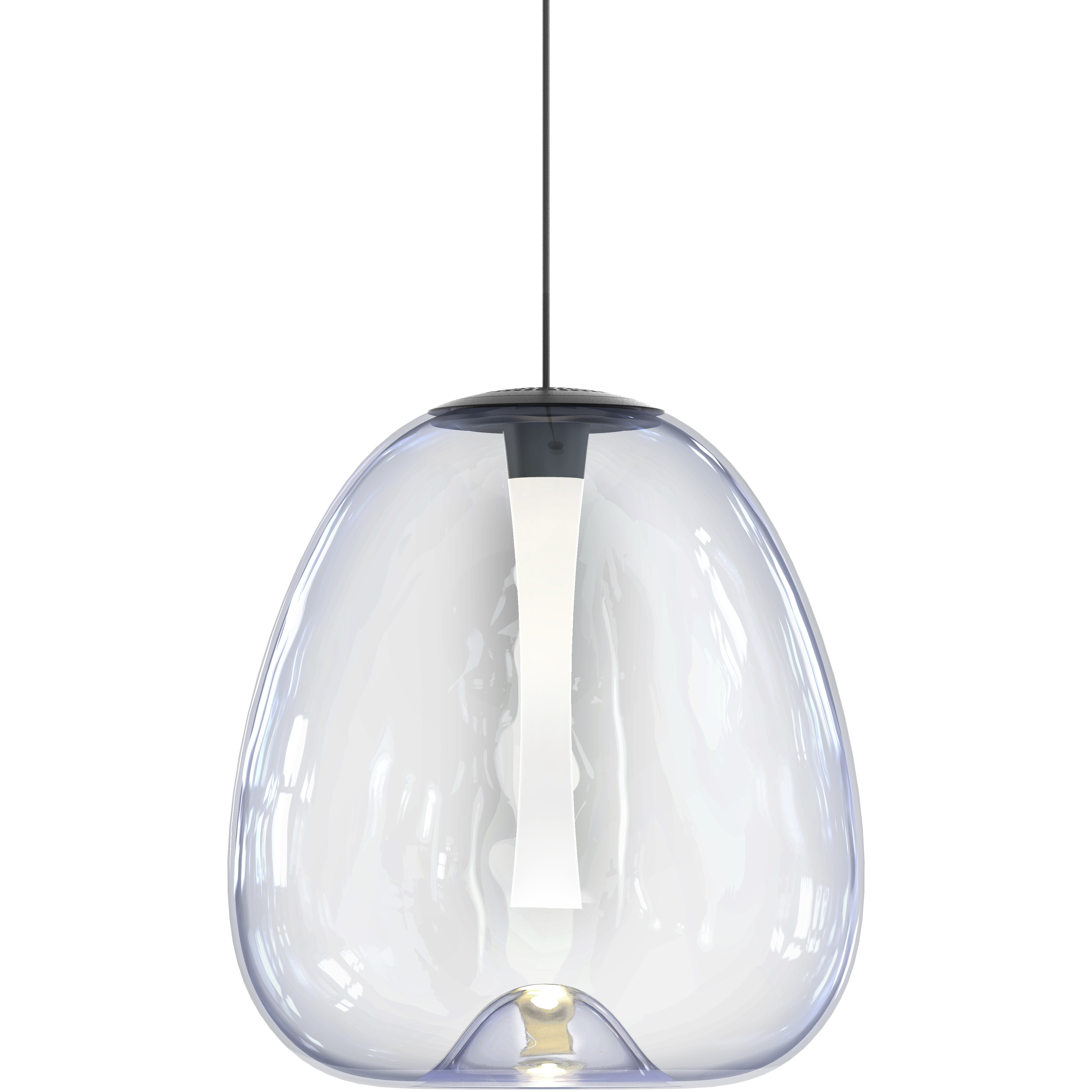 Mela LED 10 inch Satin Black Pendant Ceiling Light