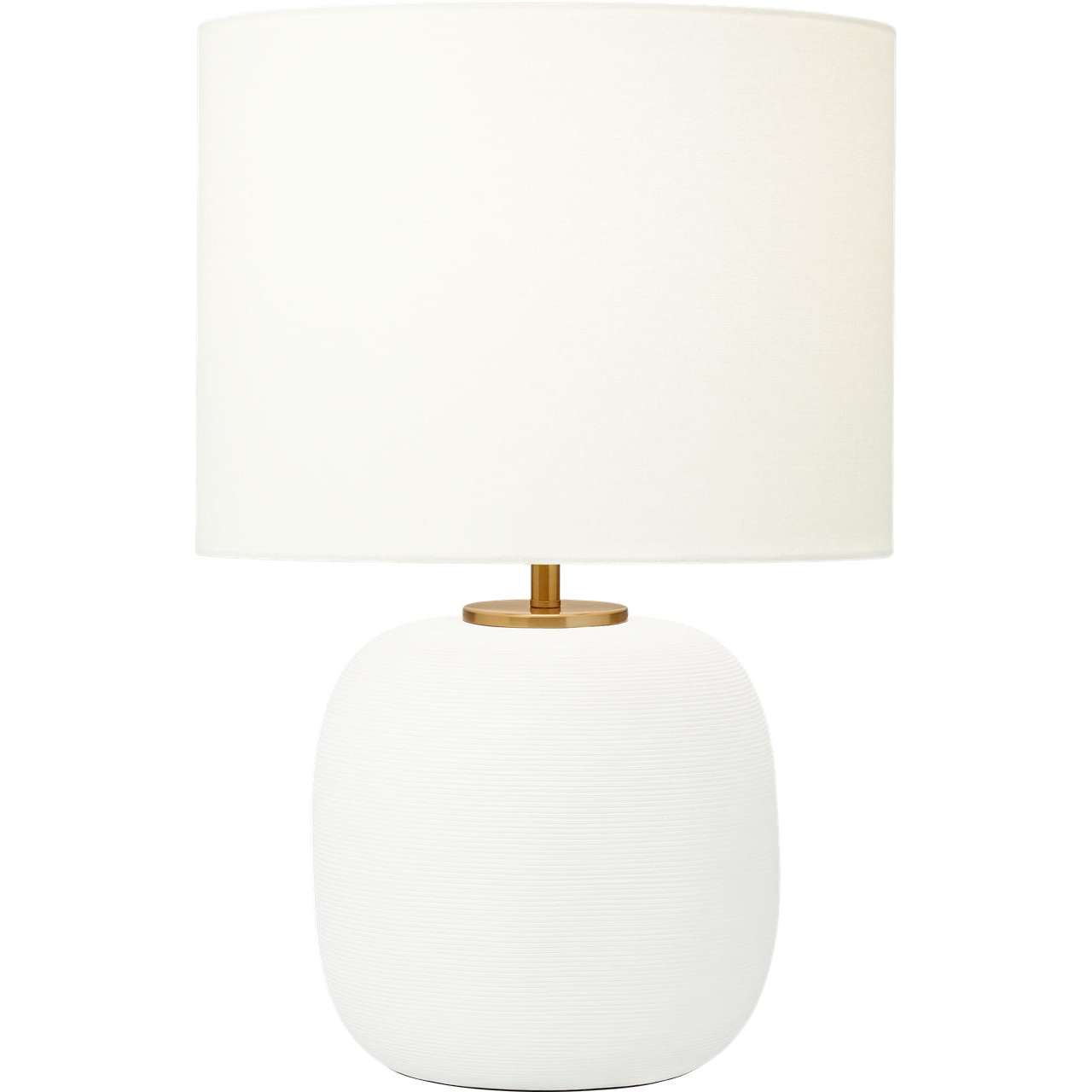 Hable Fanny 22.63 inch 9 watt Matte White Ceramic Table Lamp Portable Light