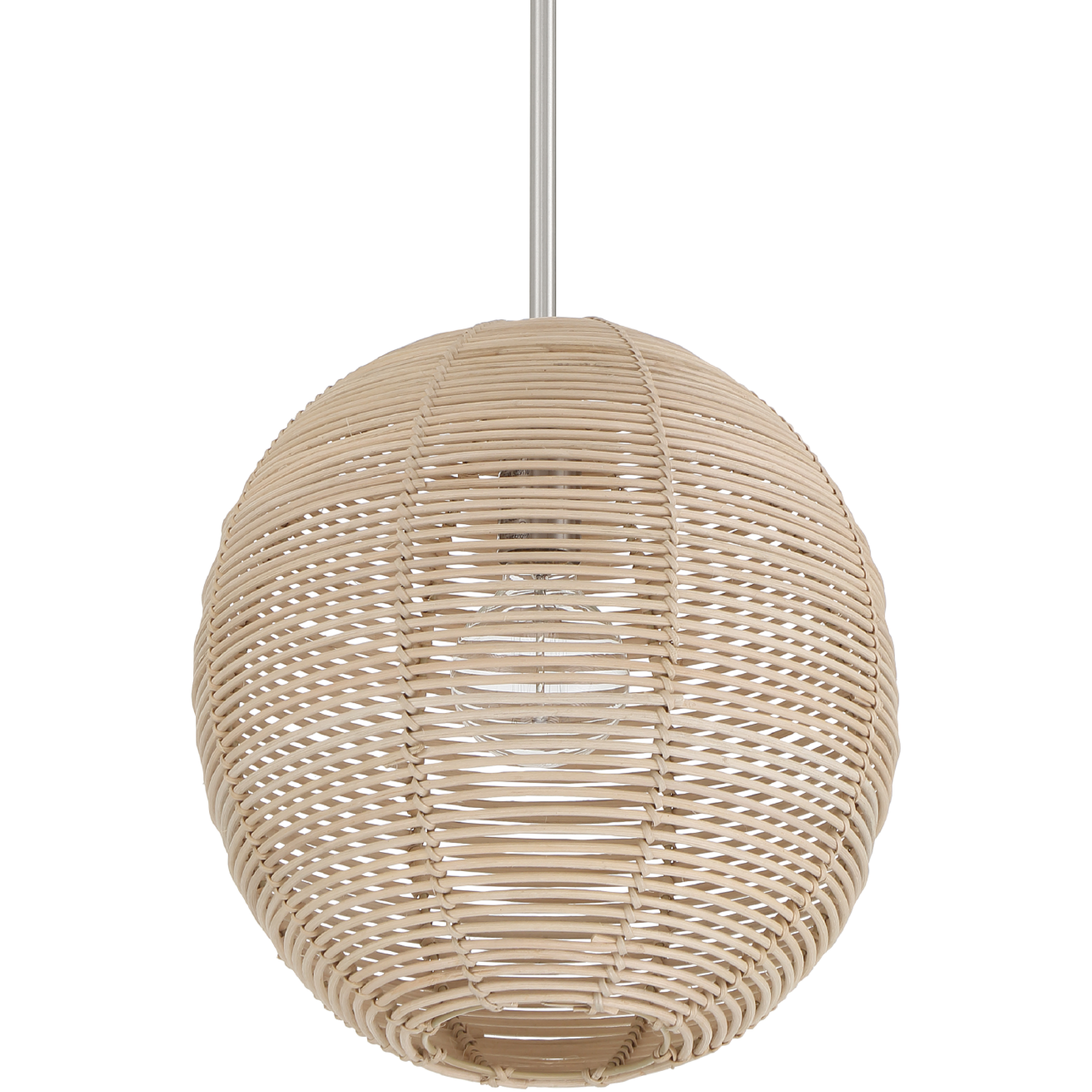 Berkeley 1 Light 13 inch Brushed Nickel Pendant Ceiling Light, Medium