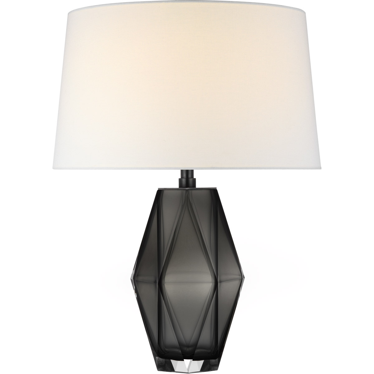 Chapman & Myers Palacios 20.75 inch 15 watt Smoked Glass Table Lamp Portable Light, Medium
