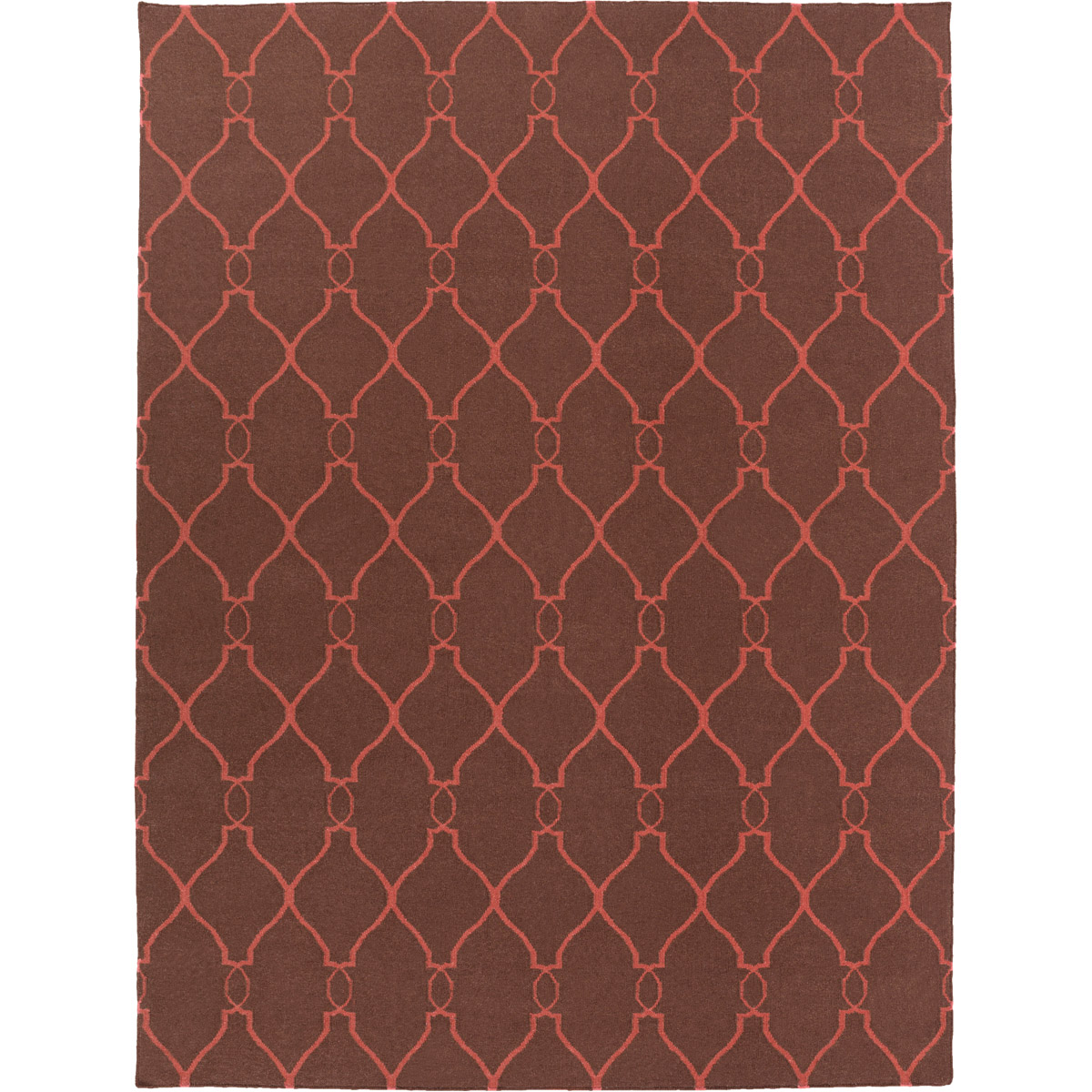 Fallon 156 X 108 inch Camel, Bright Red Rug