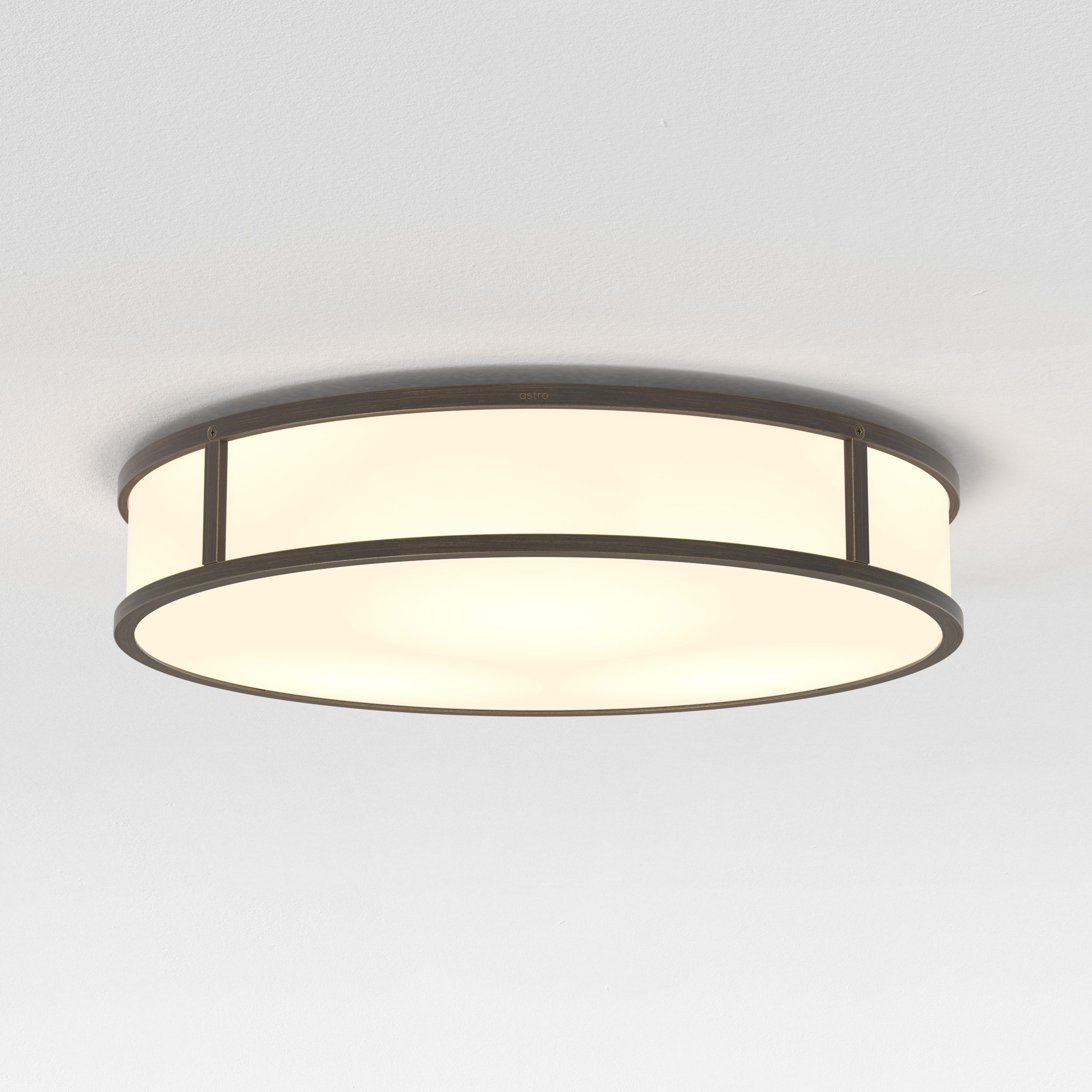Mashiko 3 Light 15.75 inch Bronze Bathroom Ceiling Light