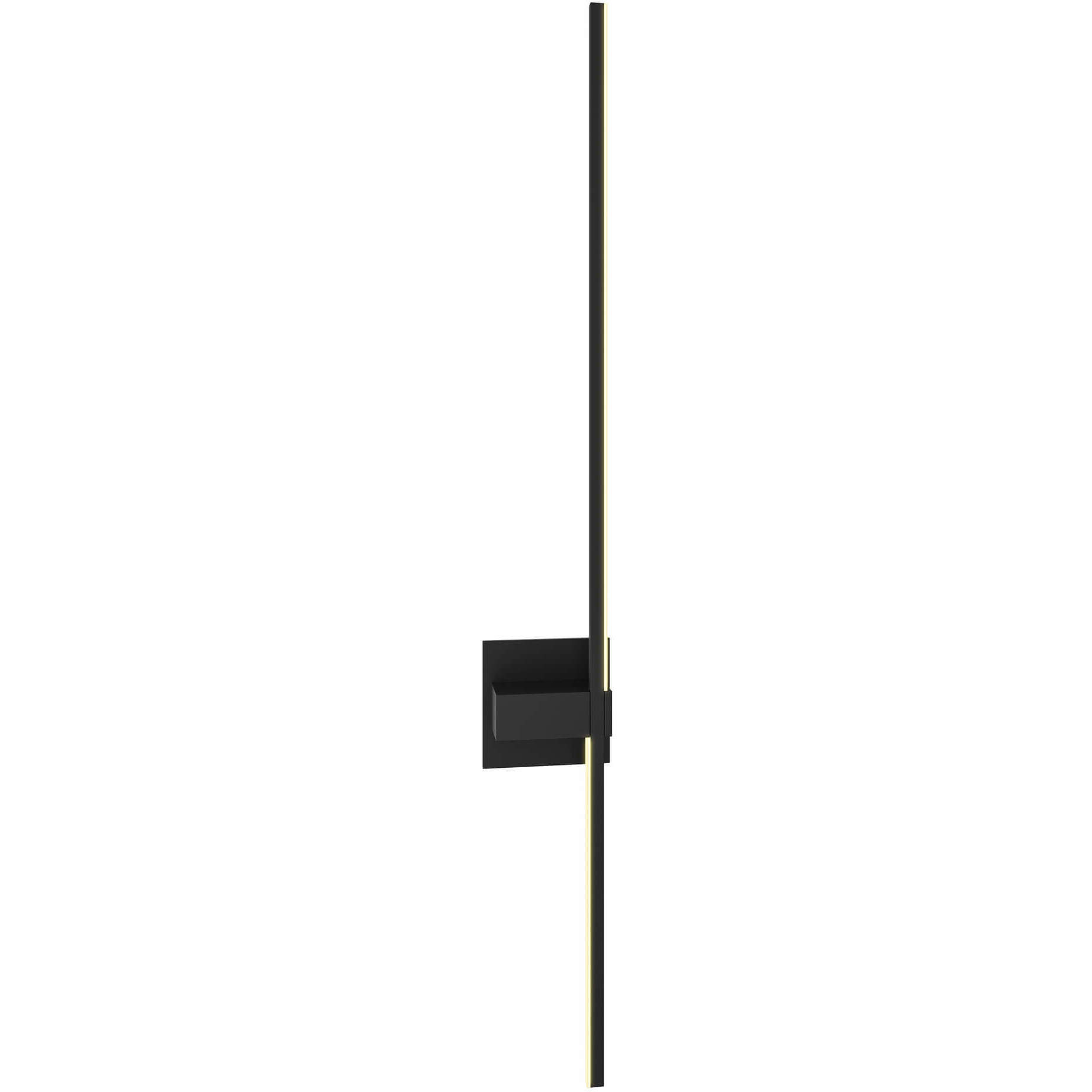 Aries LED 3.02 inch Black ADA Sconce Wall Light, Linear