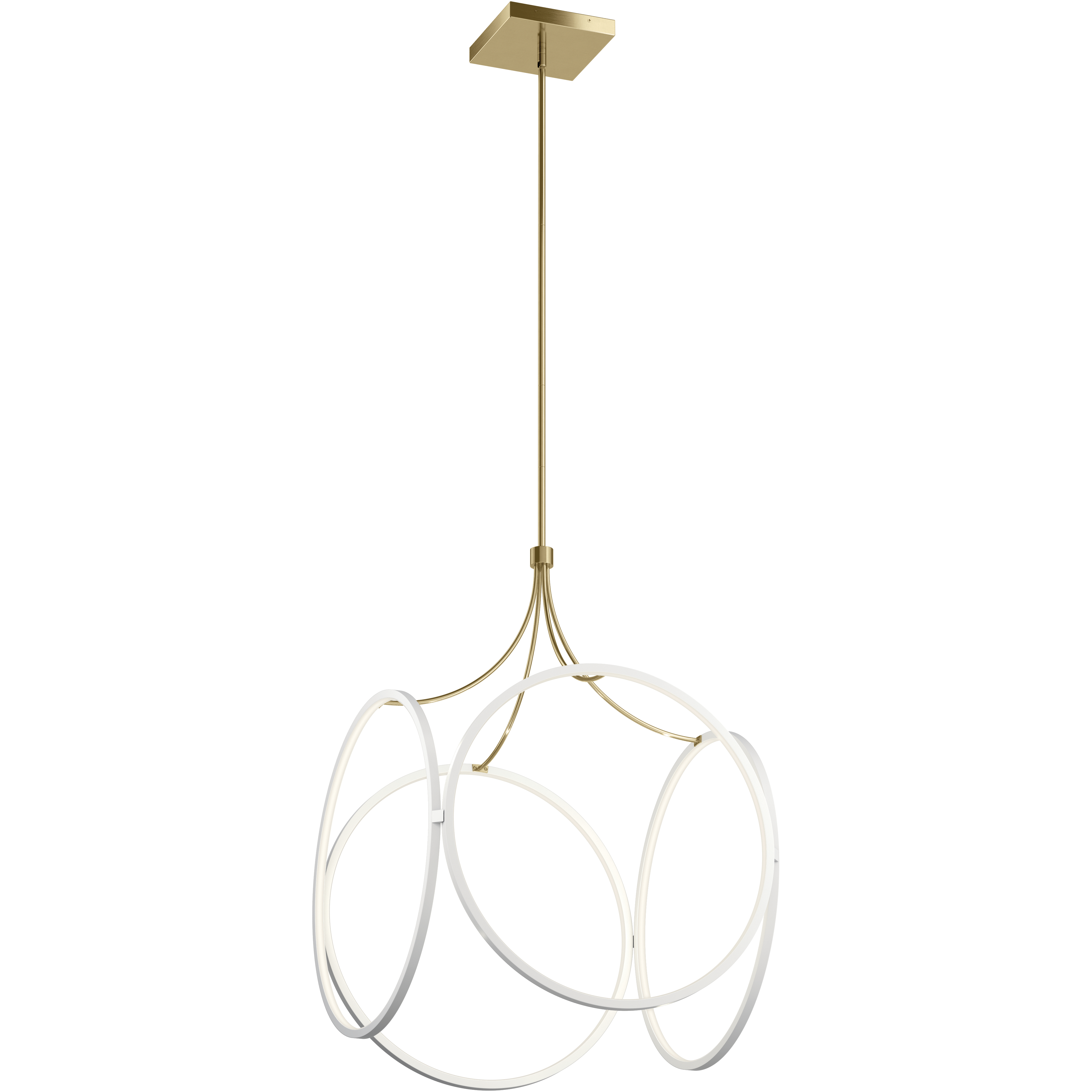 CIRI LED 24 inch White Pendant Ceiling Light