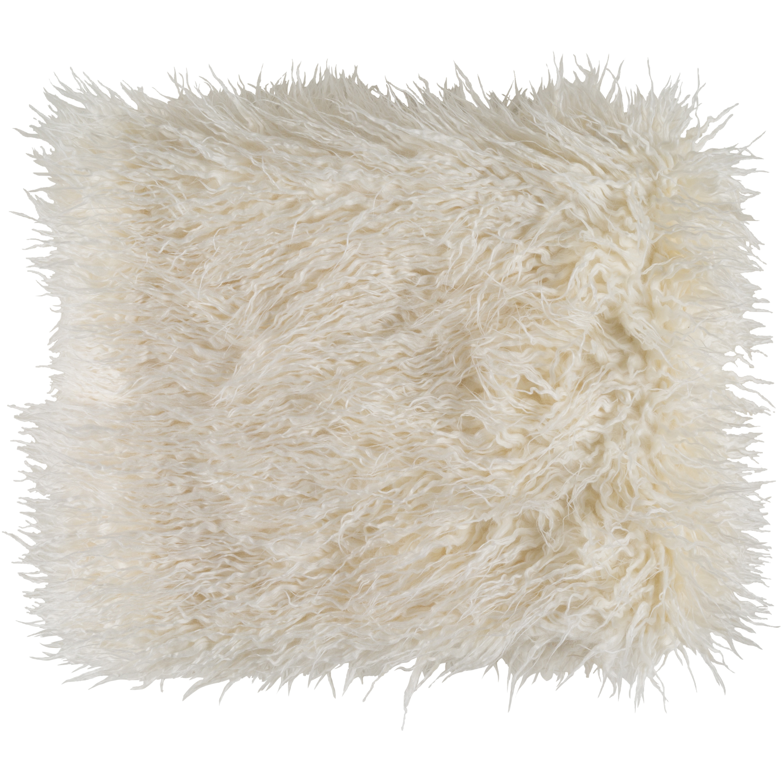 Kharaa 60 X 50 inch Cream Throw, Rectangle