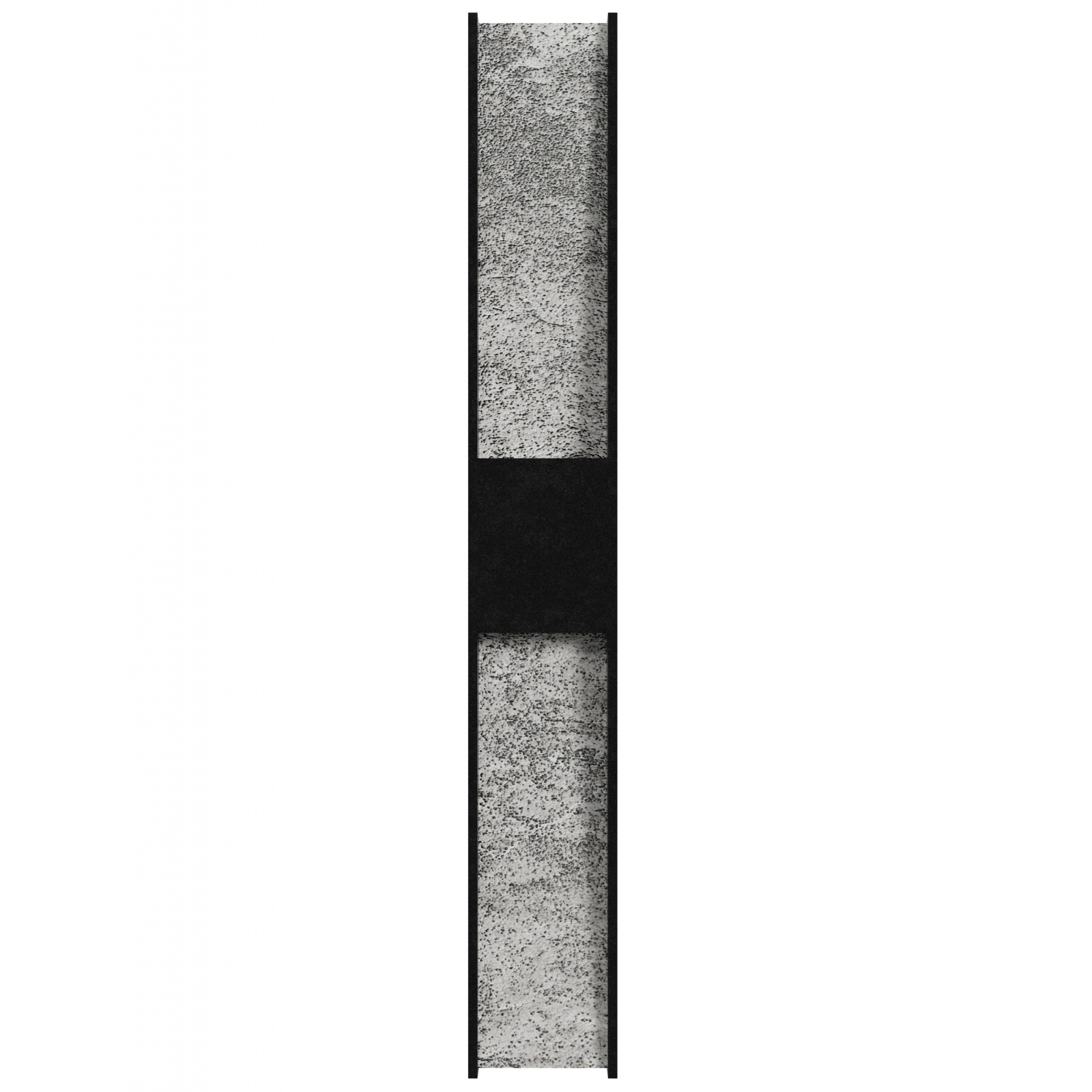 Outdoor New LED 36 inch Black Outdoor Sconce