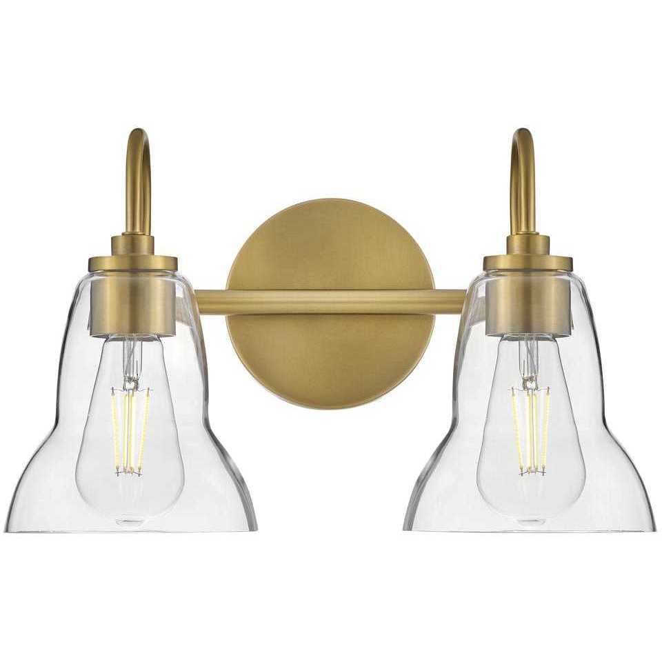 Vera LED 15 inch Lacquered Brass Bath Light Wall Light