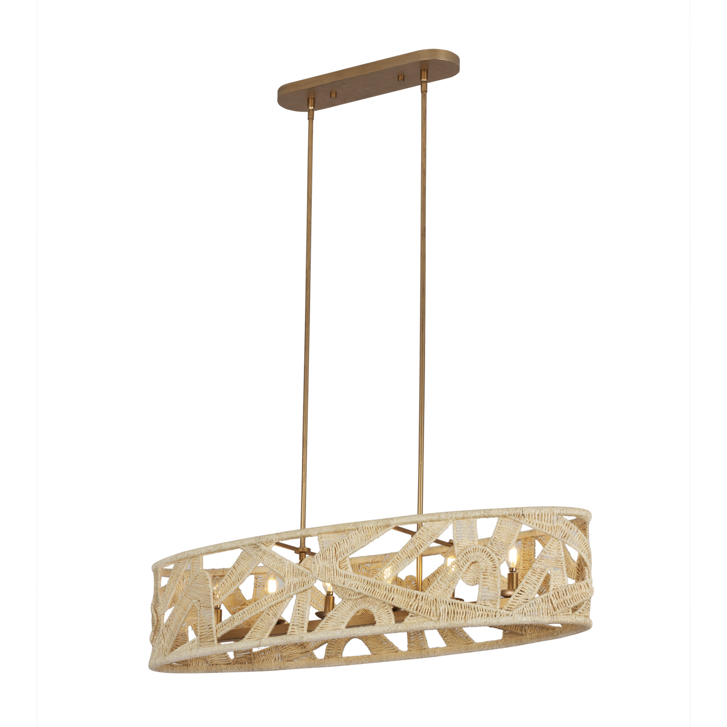Soga Island Light Ceiling Light in Modern Gold And White