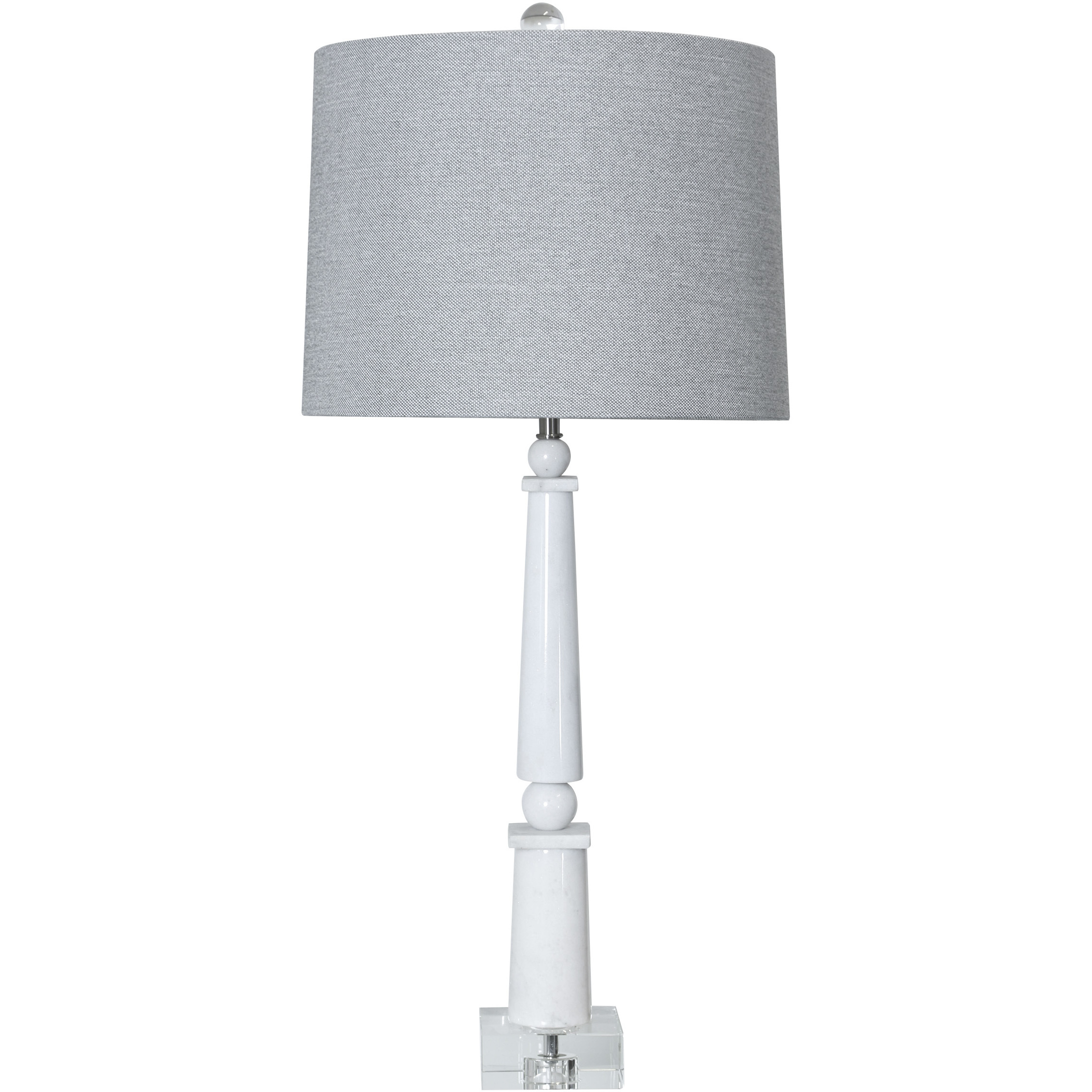 Rudy 37.25 inch 150.00 watt White Table Lamp Portable Light