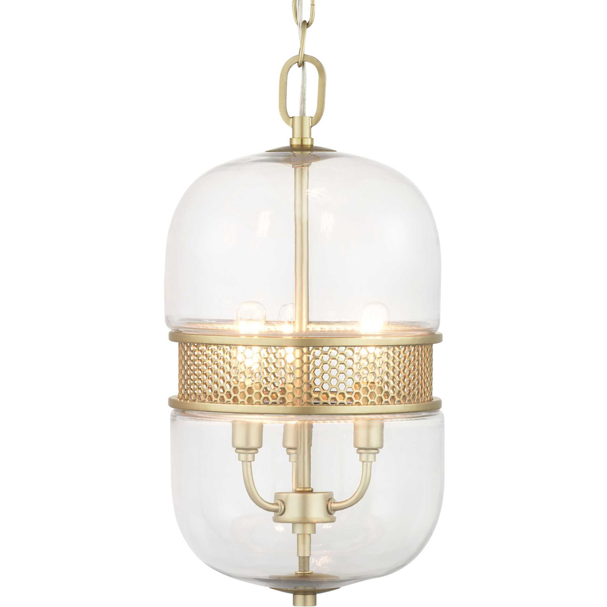 Cayce 3 Light 9 inch Vintage Gold Pendant Ceiling Light