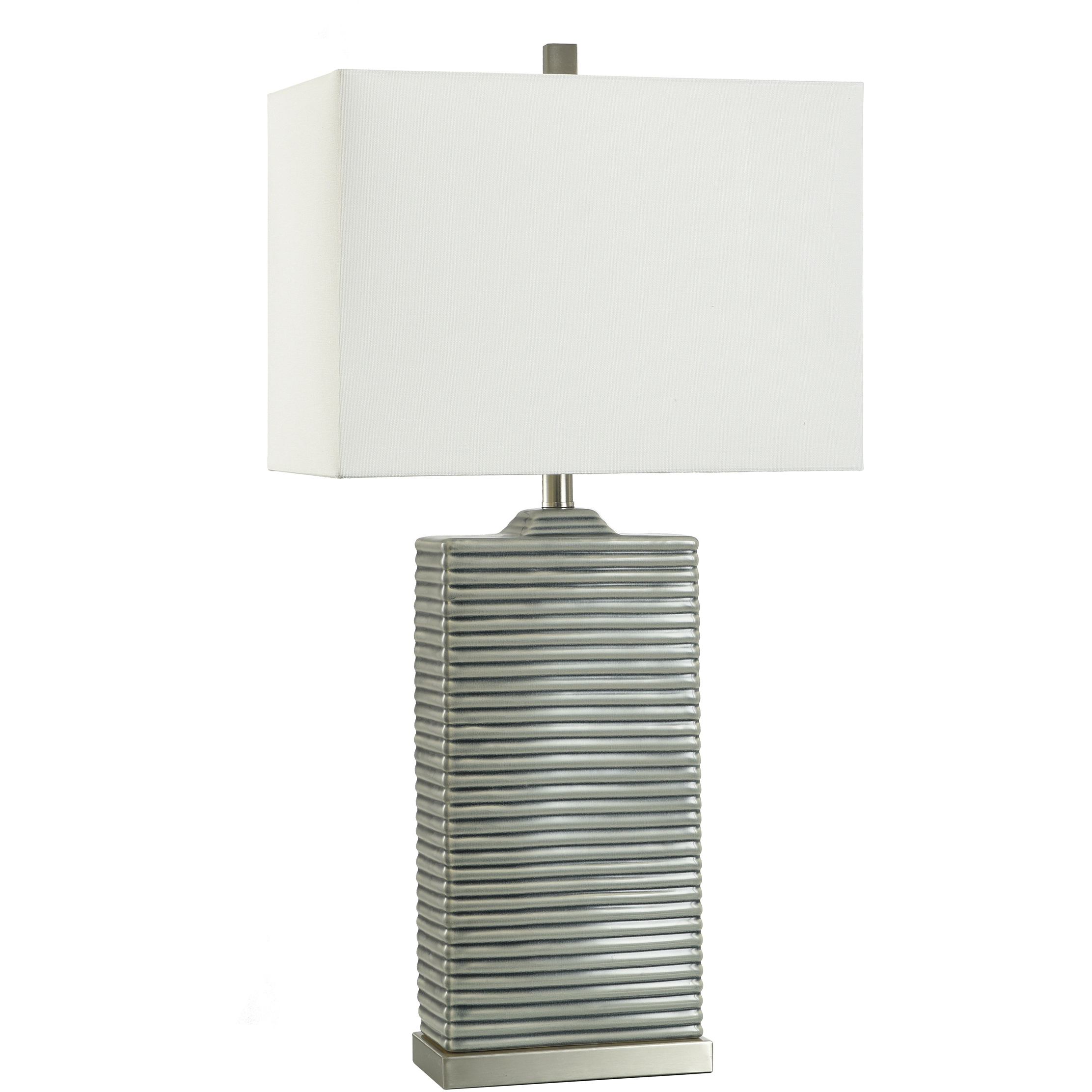 Choi 32.75 inch 100 watt Grey Table Lamp Portable Light