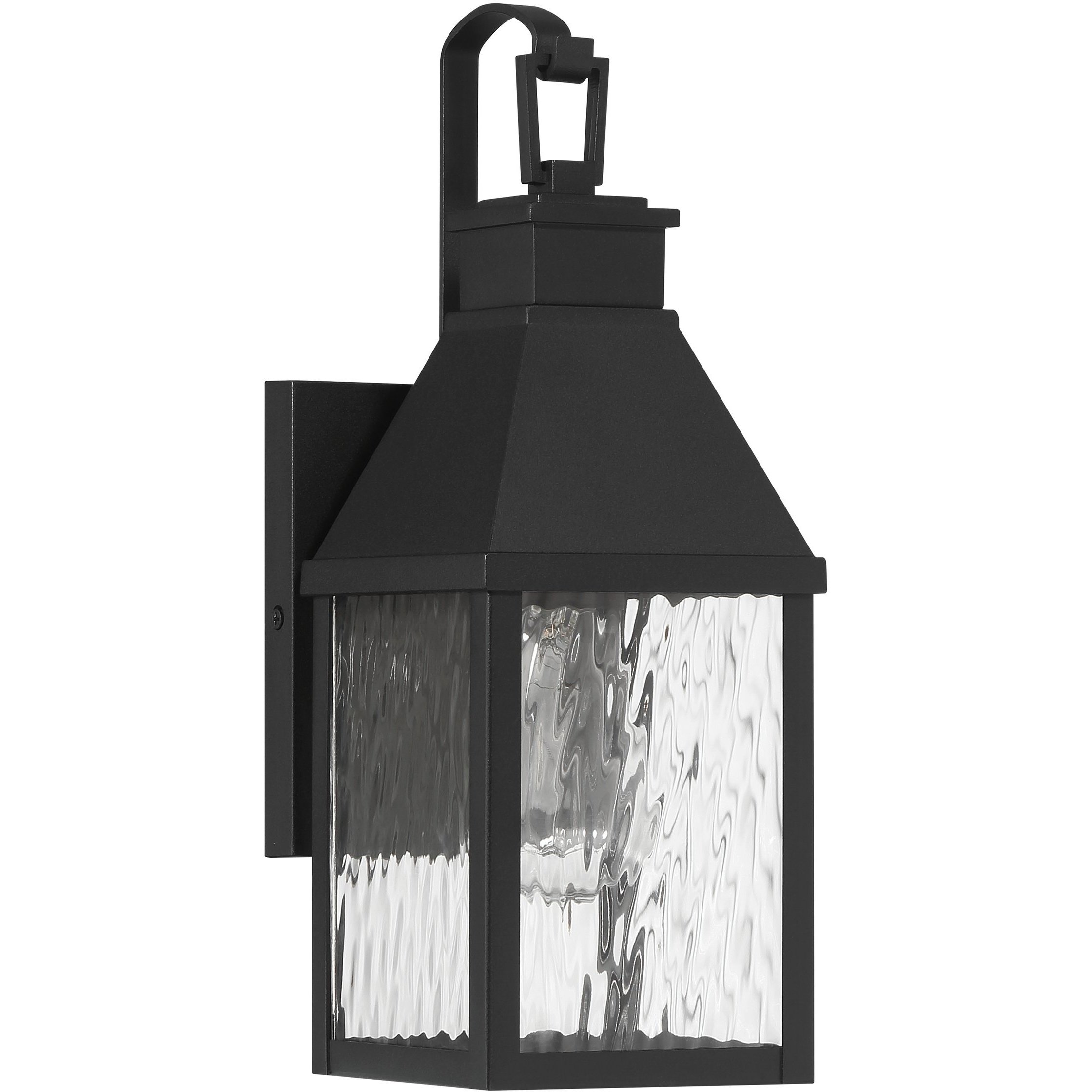 Glencrest 1 Light 14 inch Textured Black Exterior Wall Sconce
