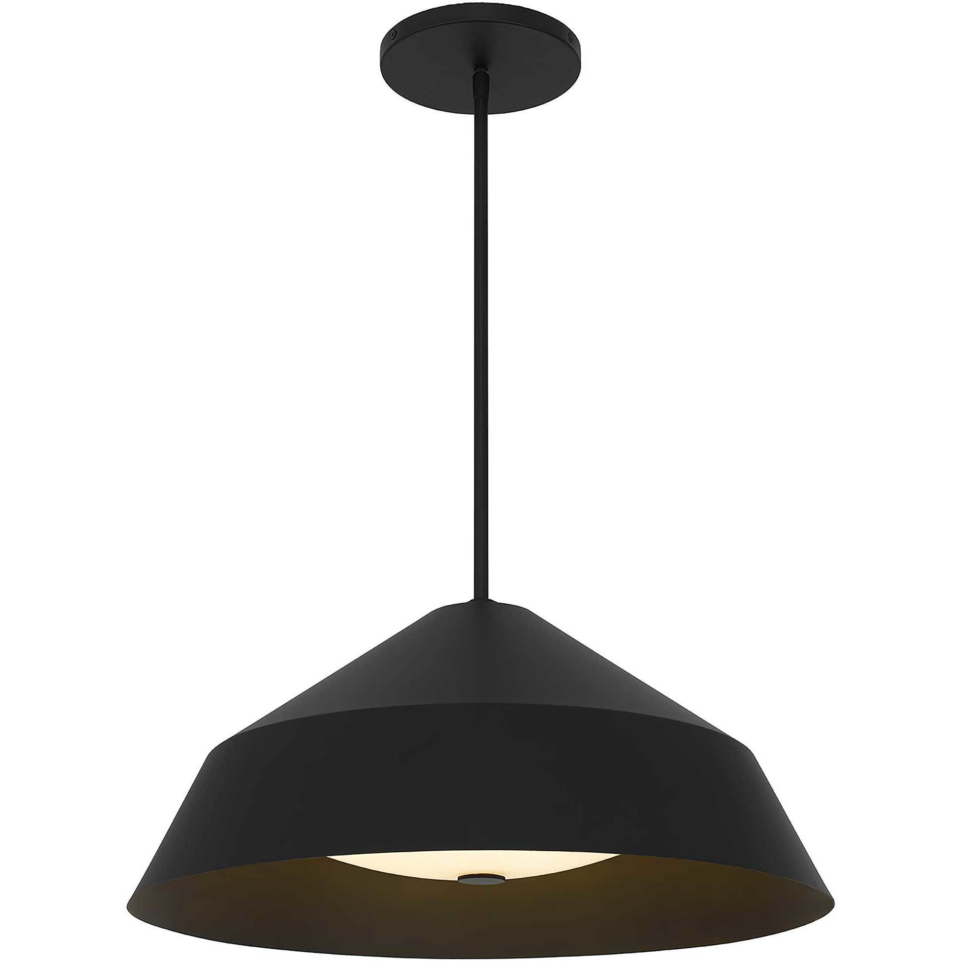 Nin LED 22 inch Sand Black Outdoor Pendant