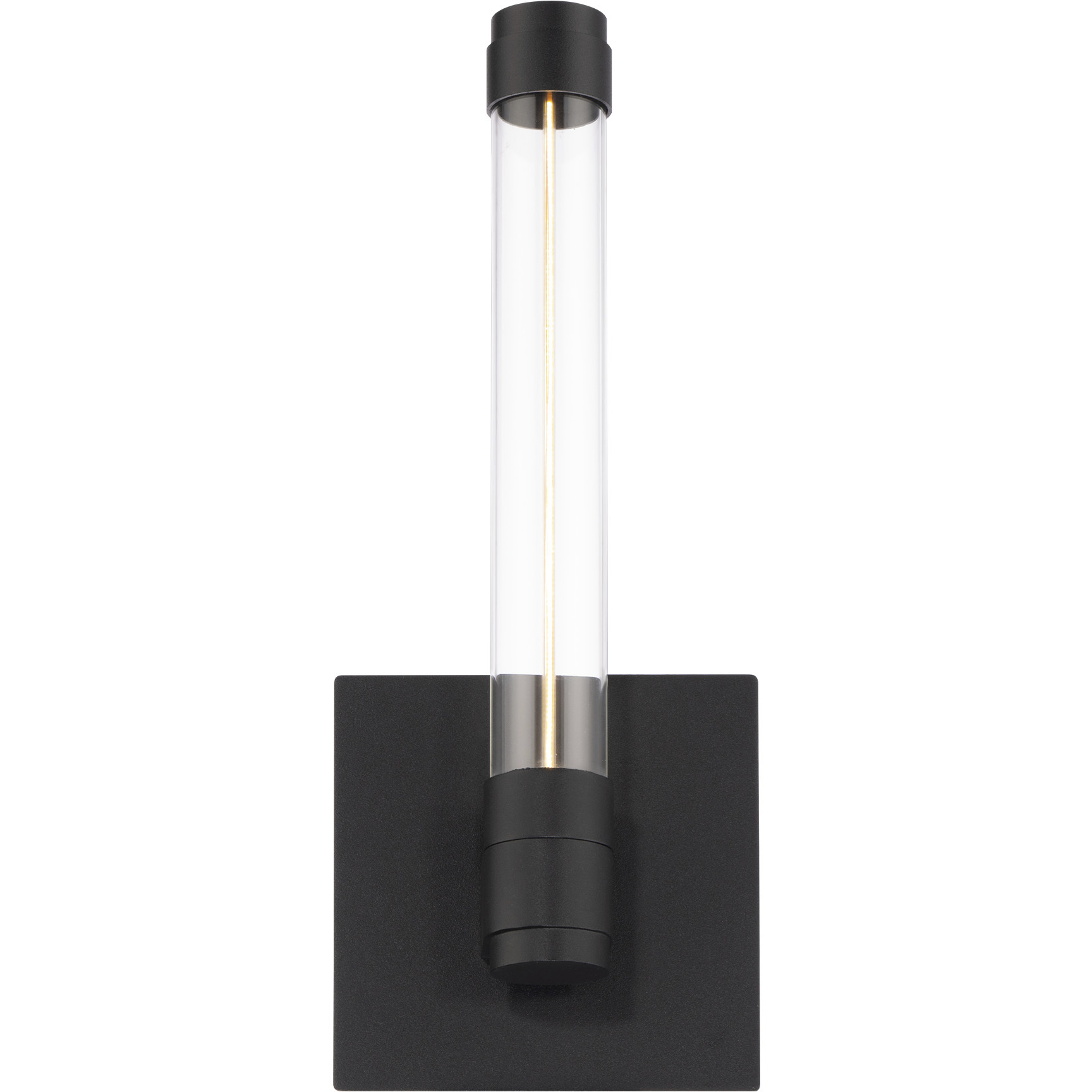 Jedi LED 2.63 inch Black Wall Sconce Wall Light, dweLED