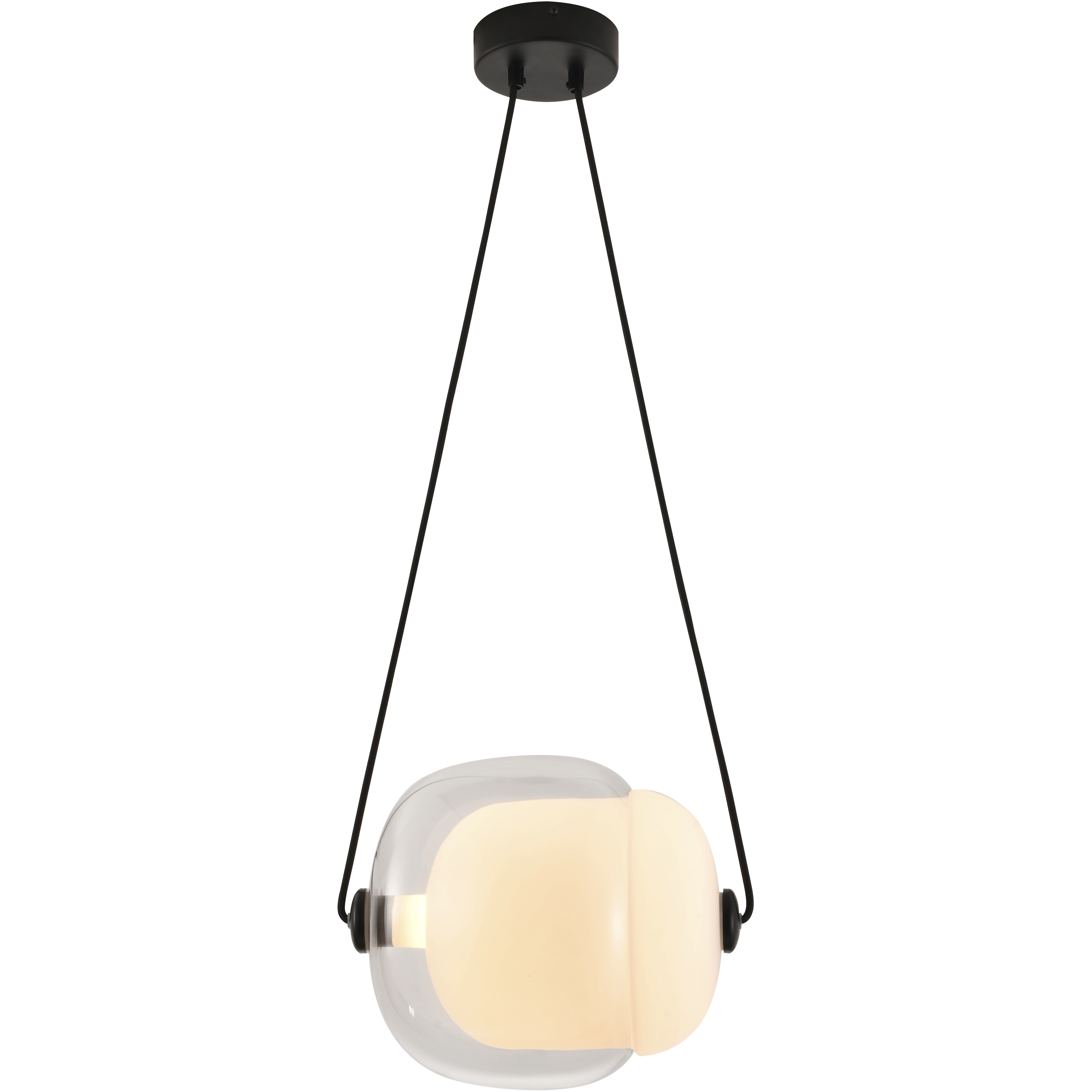 Canada LED 10.2 inch Black Pendant Ceiling Light