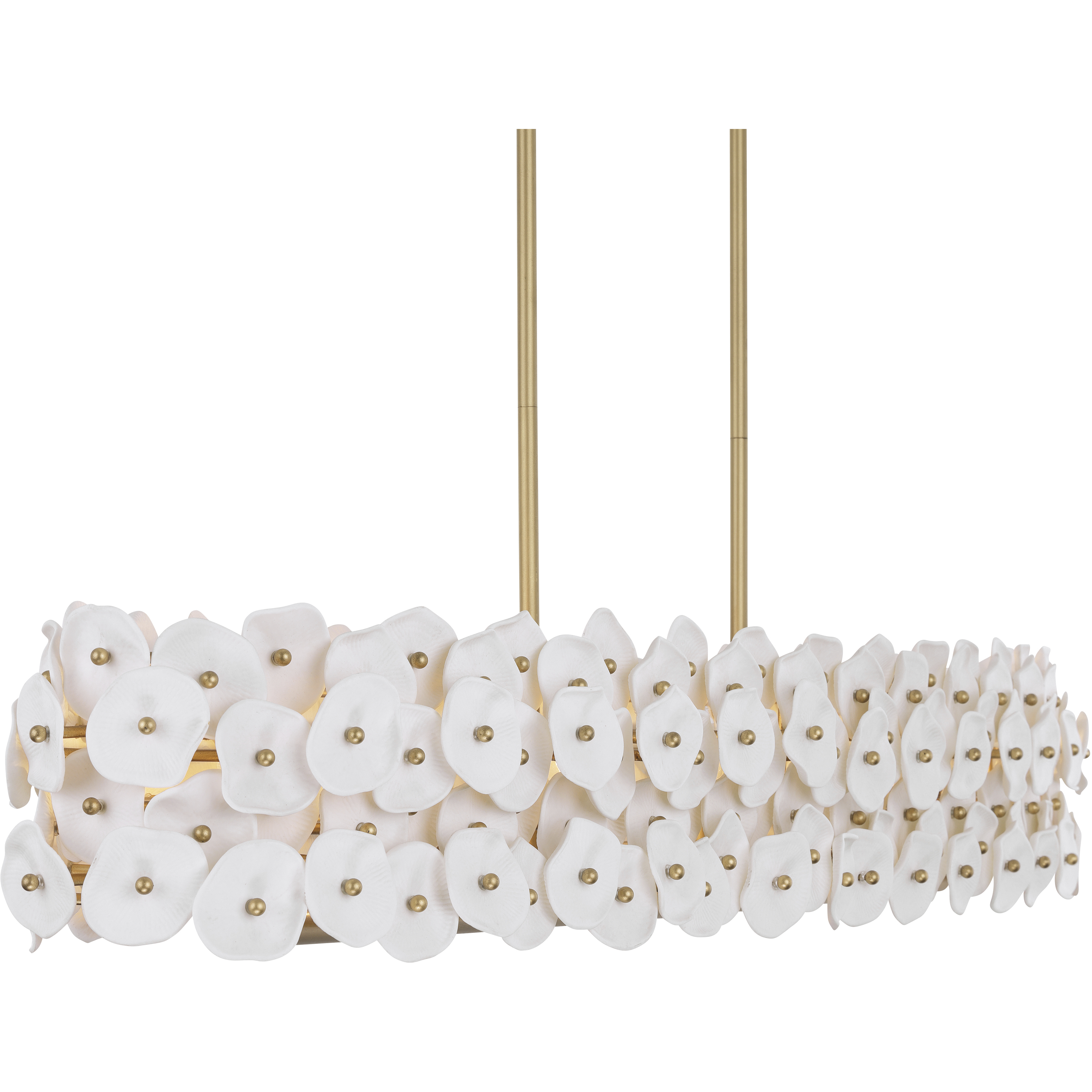 Coastlyn 6 Light 47.25 inch Legacy Brass Linear Chandelier Ceiling Light
