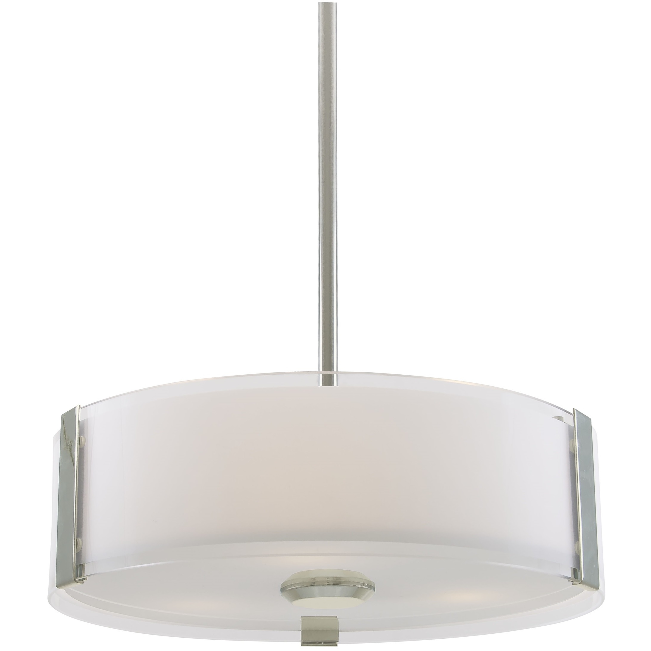 Zurich 3 Light 16 inch Satin Nickel Pendant Ceiling Light