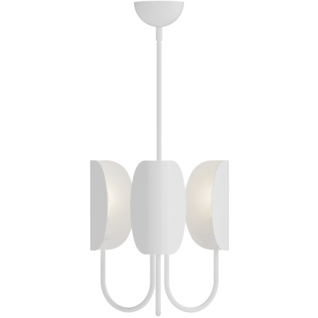 Alora Mood Hera 15 inch White Chandelier Ceiling Light