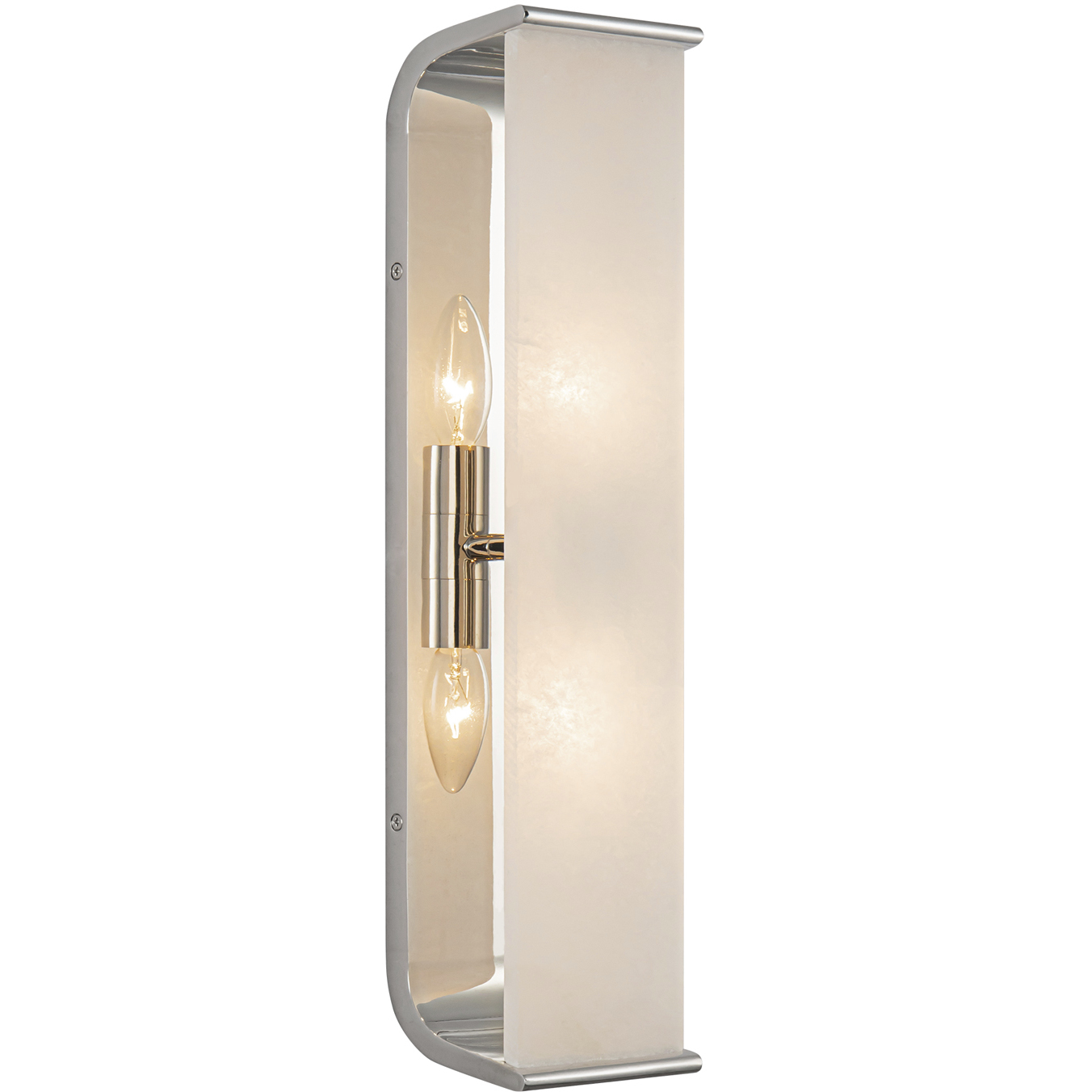 Abbott 2 Light 4.25 inch Polished Nickel Wall/Vanity Light Wall Light