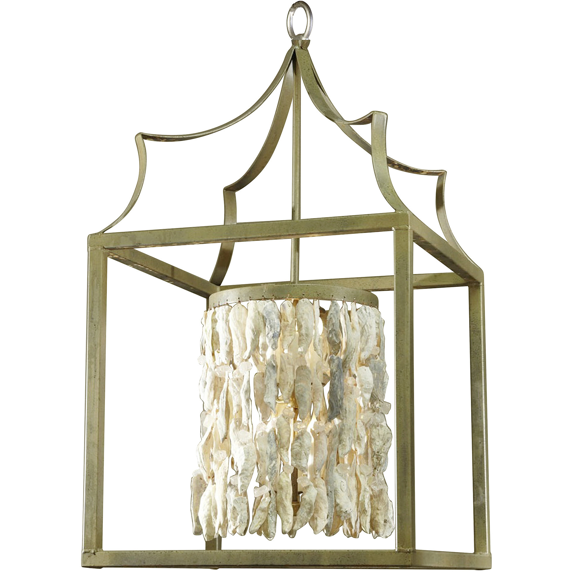 Lowcountry 6 Light Antique Platinum Pendant Ceiling Light