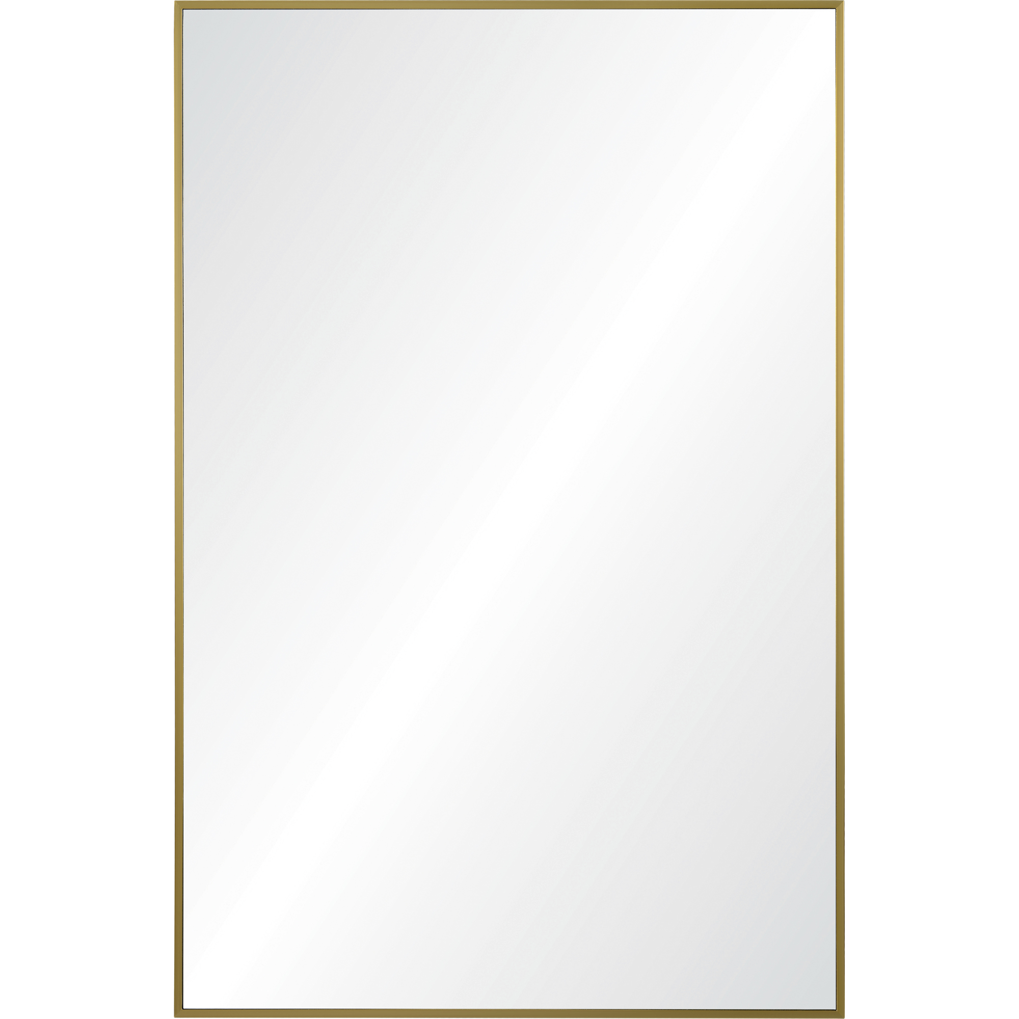 Raydon 35.5 X 23.5 inch Satin Brass Wall Mirror