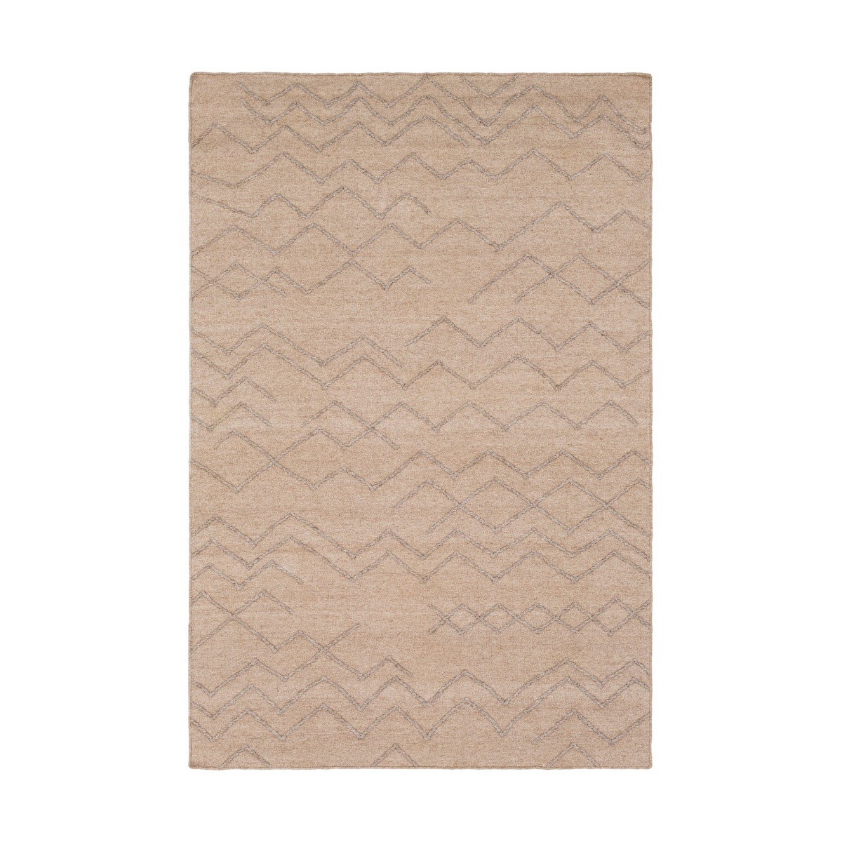 Landscape 120 X 96 inch Brown and Neutral Area Rug, Wool and Viscose