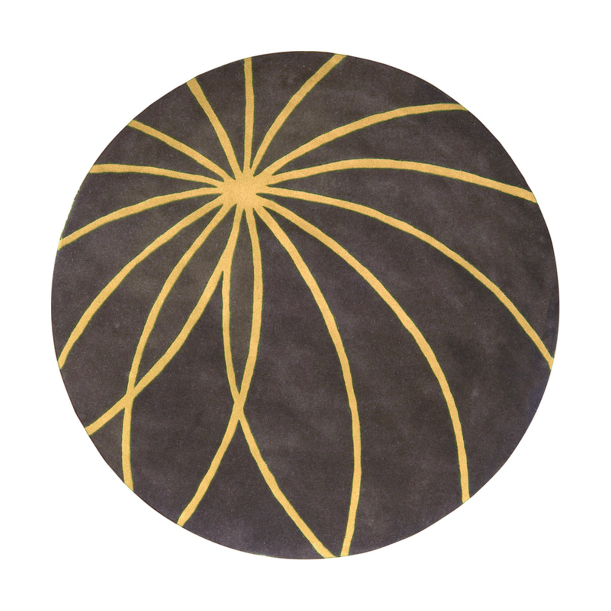 Forum 117 inch Yellow and Gray Area Rug, Wool