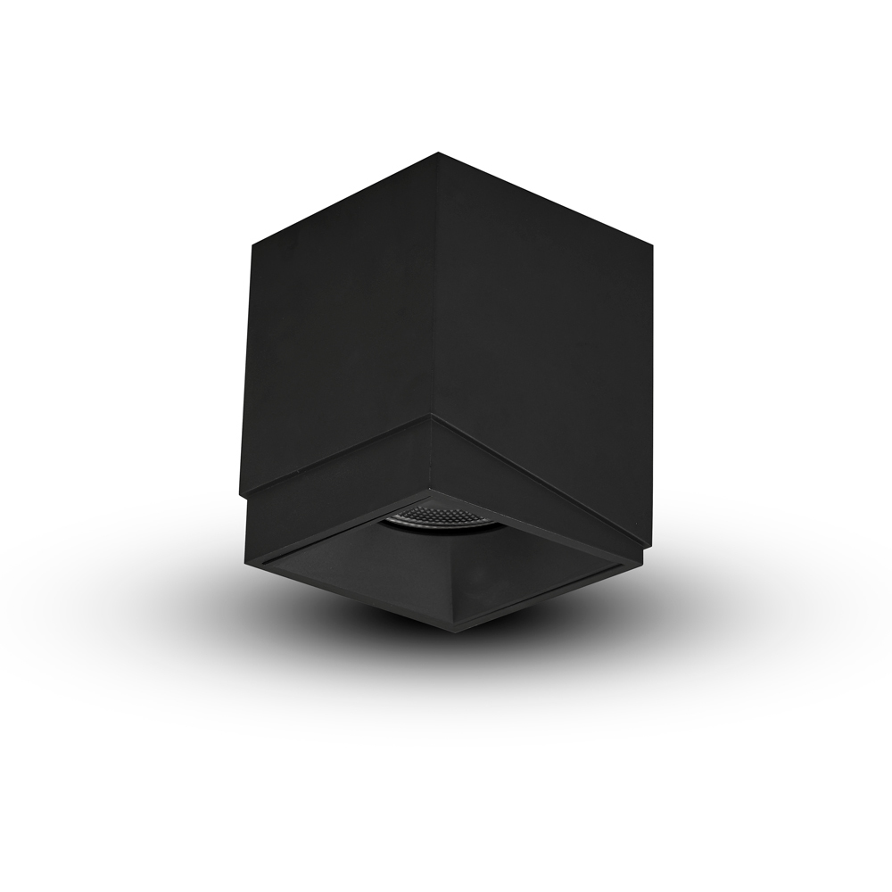 VONN NODE Series Black Surface Mounted Downlight Ceiling Light VMCL001901B012BL - Open Box