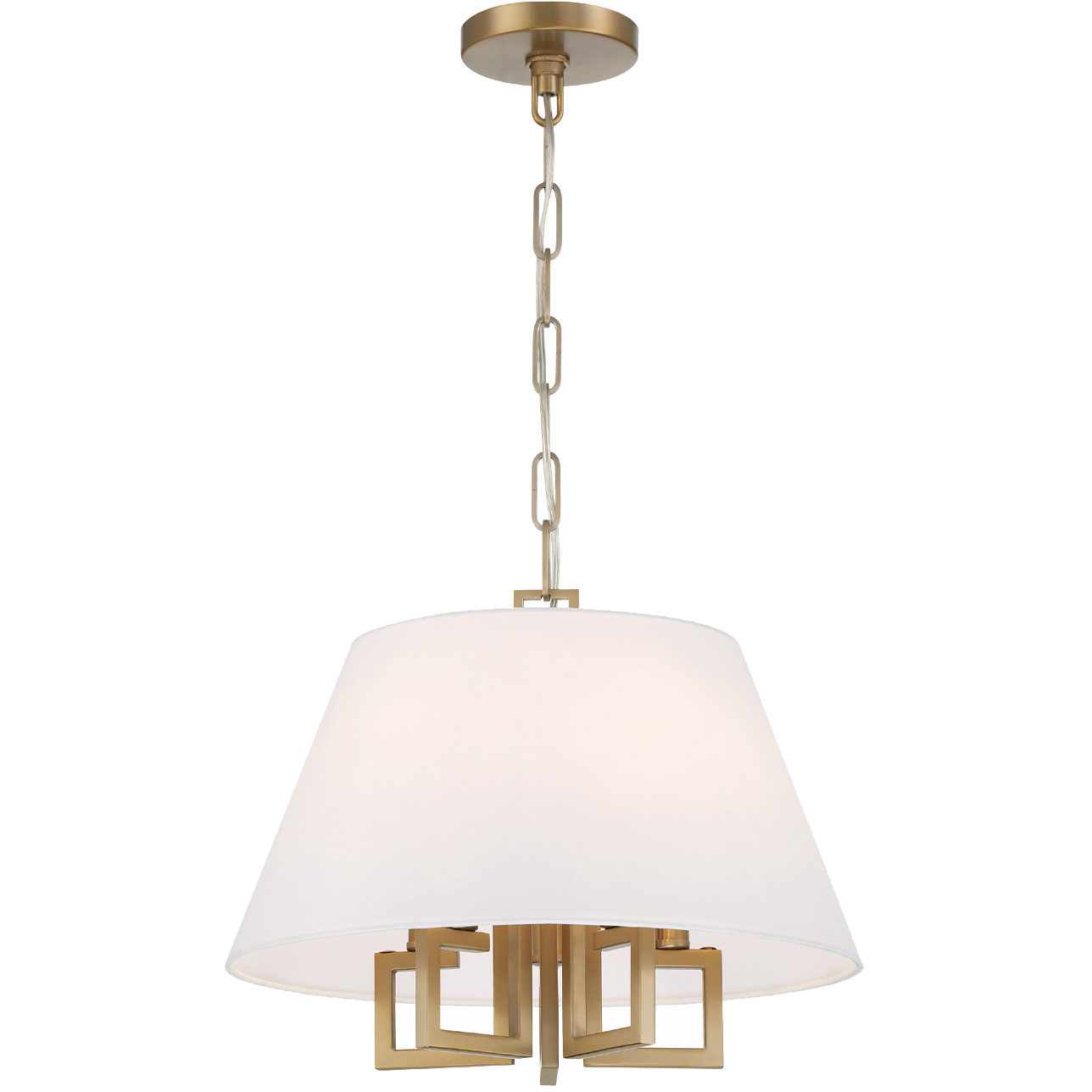 Westwood 5 Light 16 inch Vibrant Gold Chandelier Ceiling Light