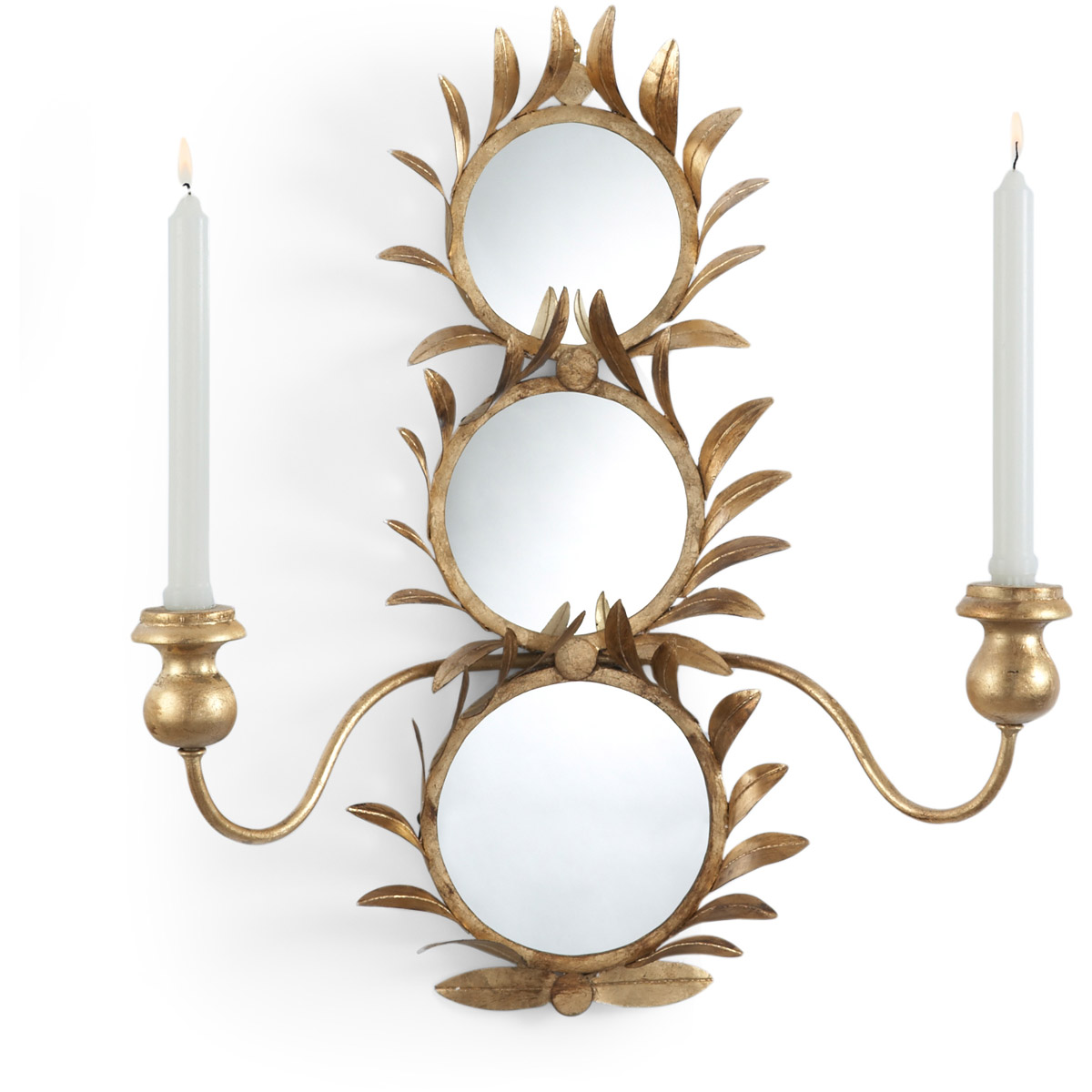 Chelsea House 21 inch Antique Gold Sconce Wall Light
