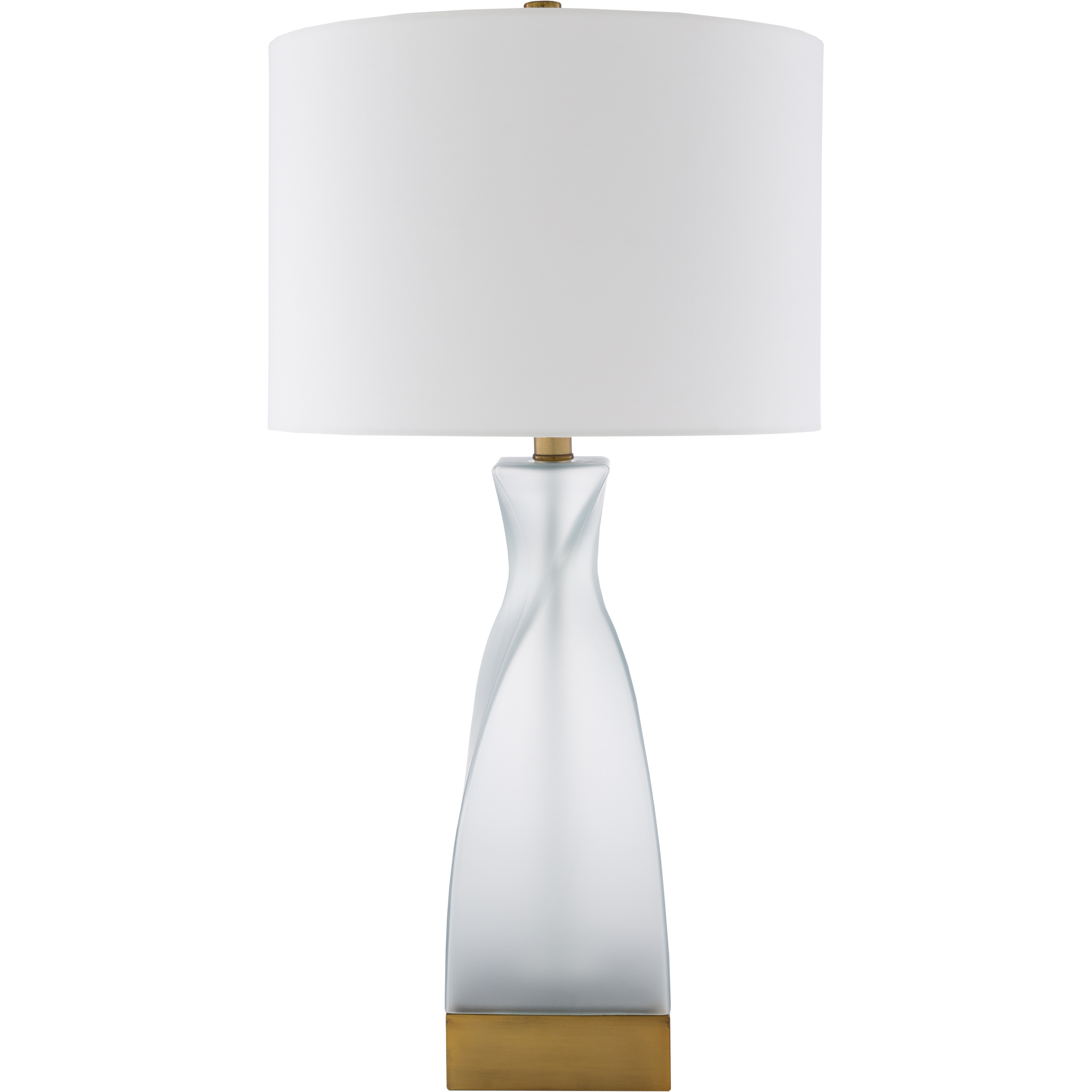 Jada 27.5 inch 100 watt White Table Lamp Portable Light
