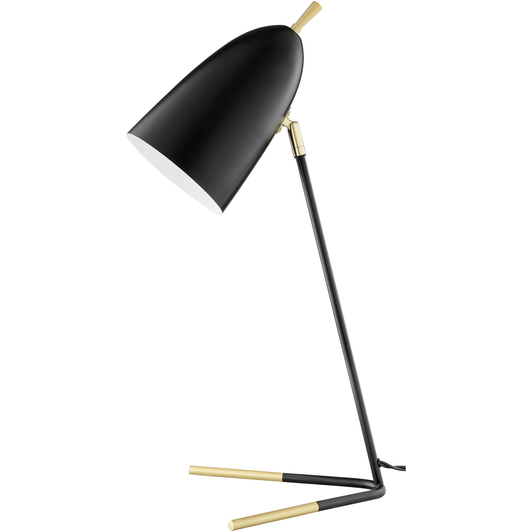 Edel 24 inch 60.00 watt Black Table Lamp Portable Light