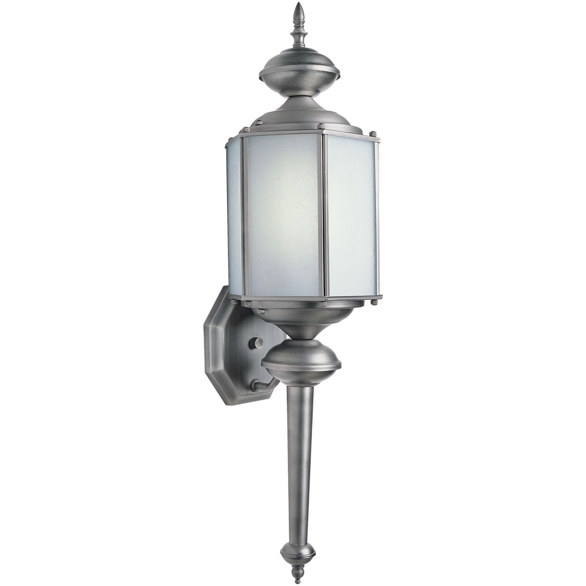 Signature Outdoor Wall Lantern in Olde Nickel