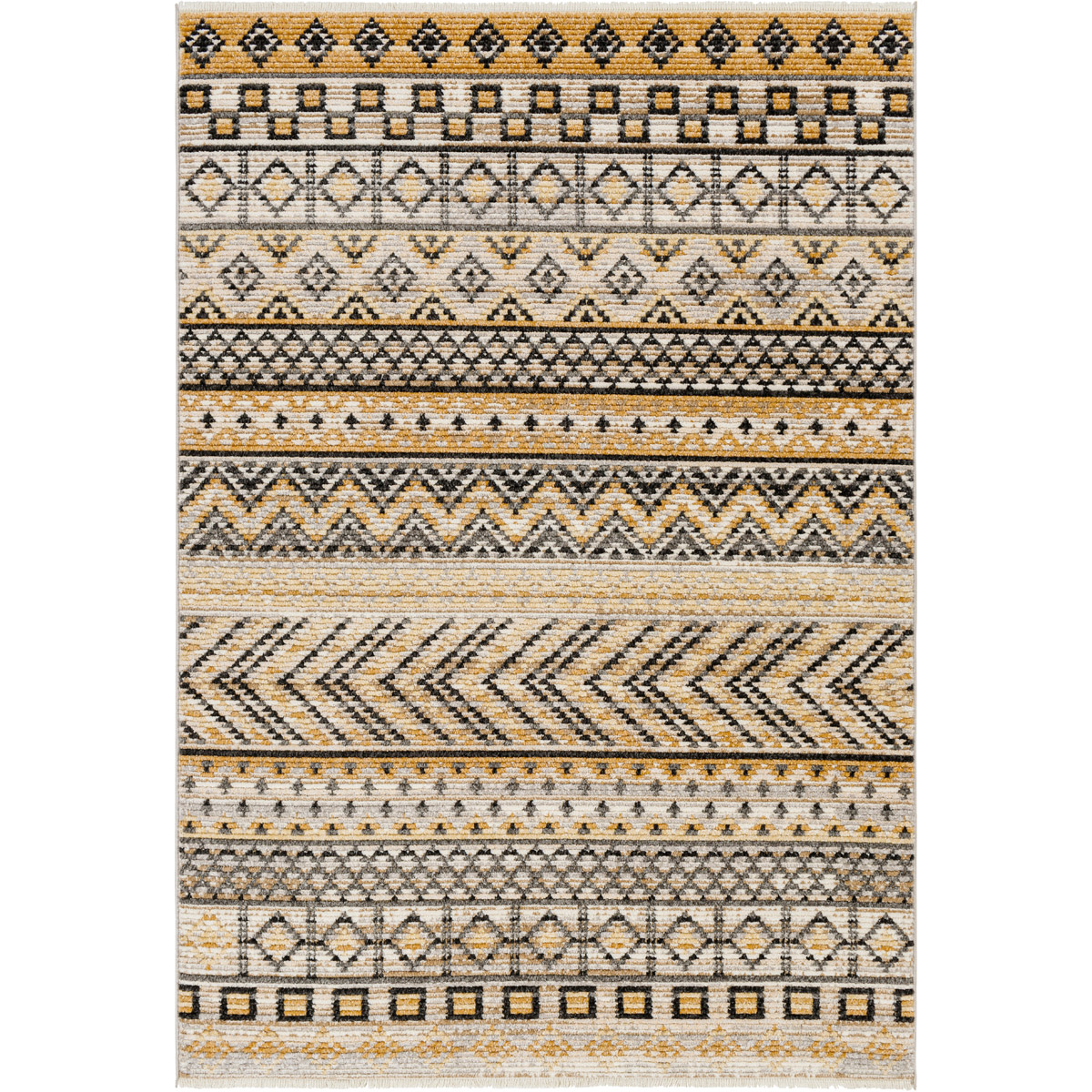 Calico 91 X 63 inch Taupe Rug
