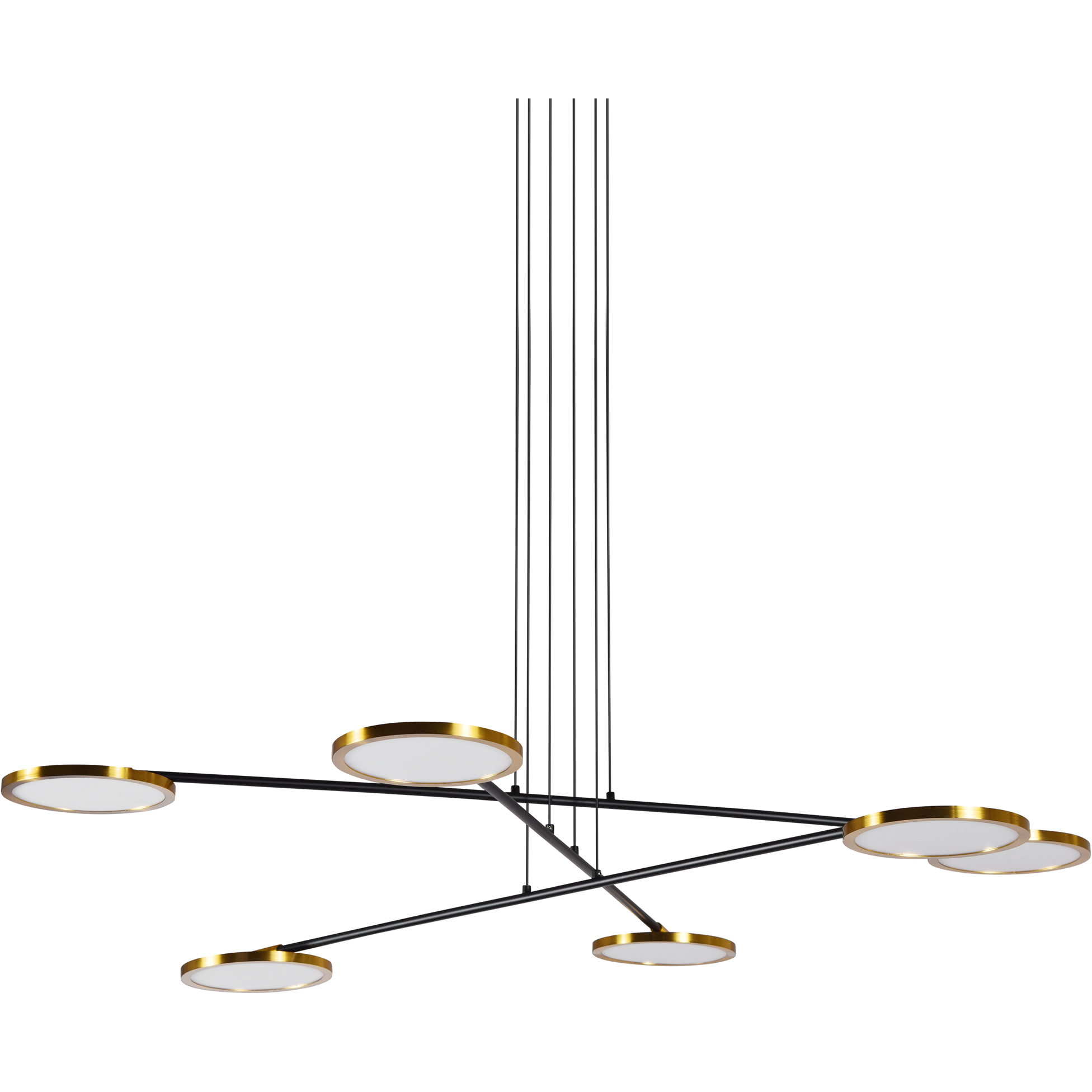 Artisan Collection/TORINO Series 35 inch Antique Brass Pendant/Chandelier Ceiling Light