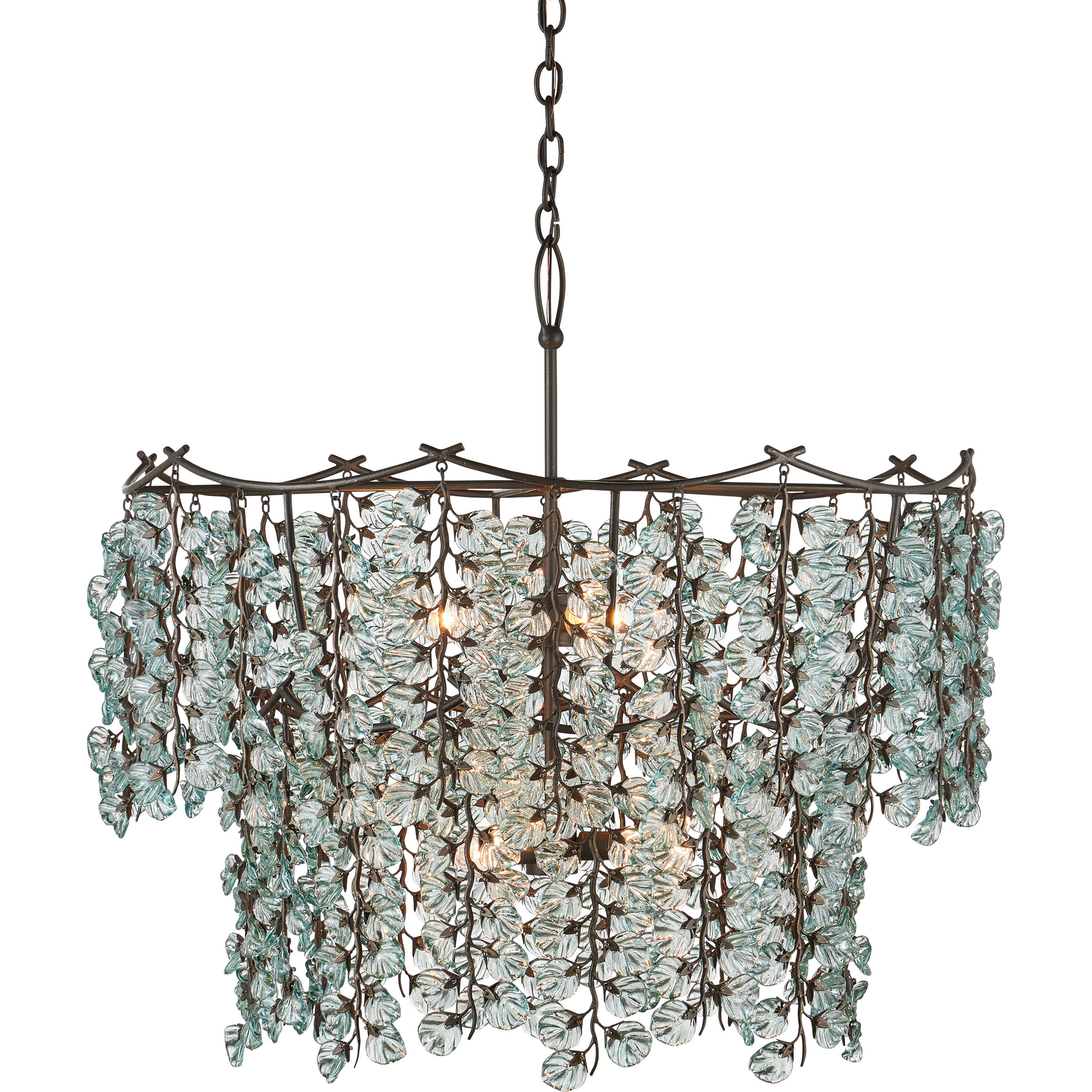 Herbary 6 Light 32.75 inch Bronze Chandelier Ceiling Light