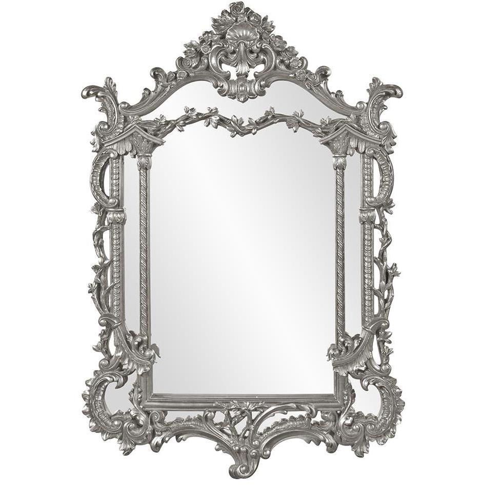 Arlington 49 X 34 inch Glossy Nickel Wall Mirror 