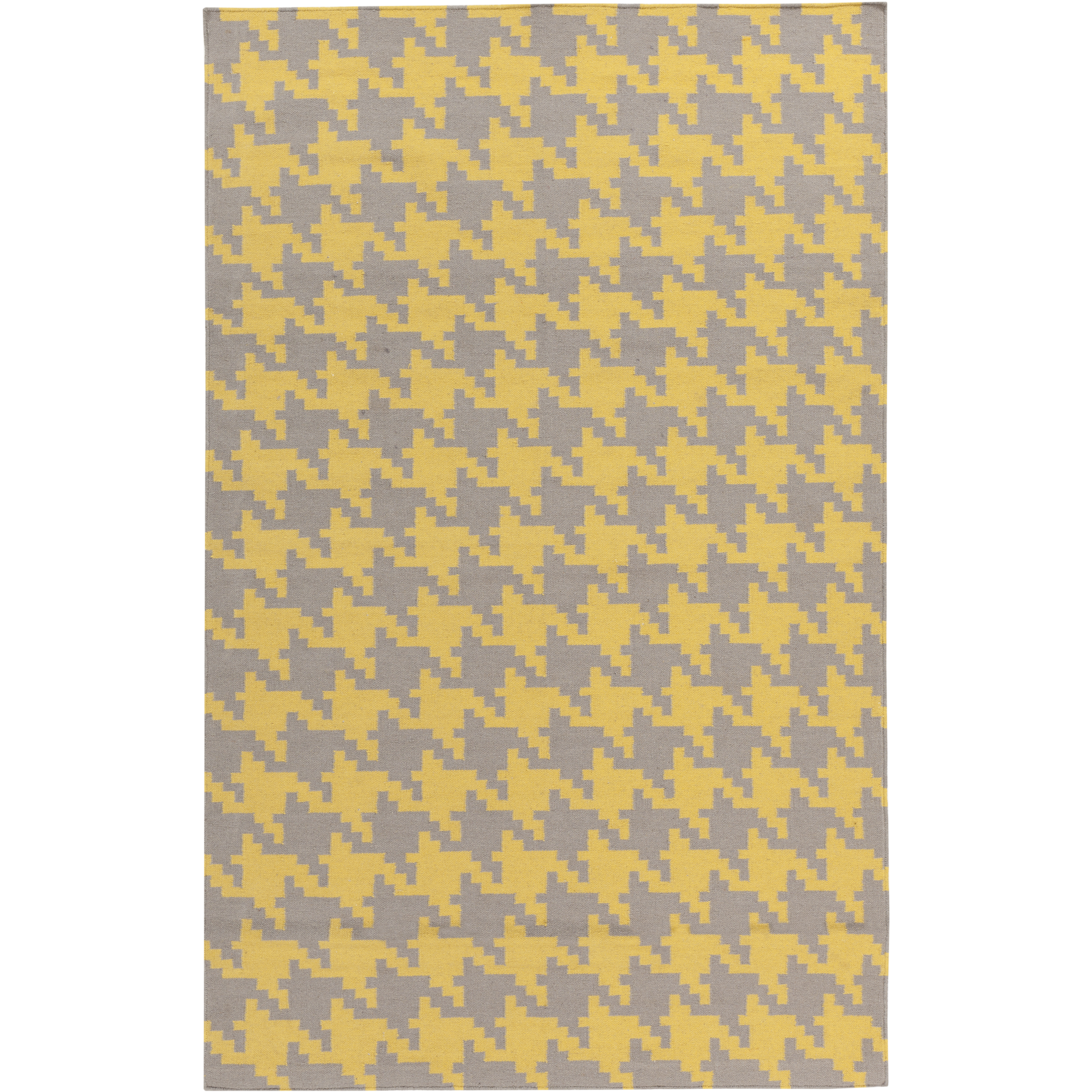 Frontier 156 X 108 inch Bright Yellow, Taupe Rug
