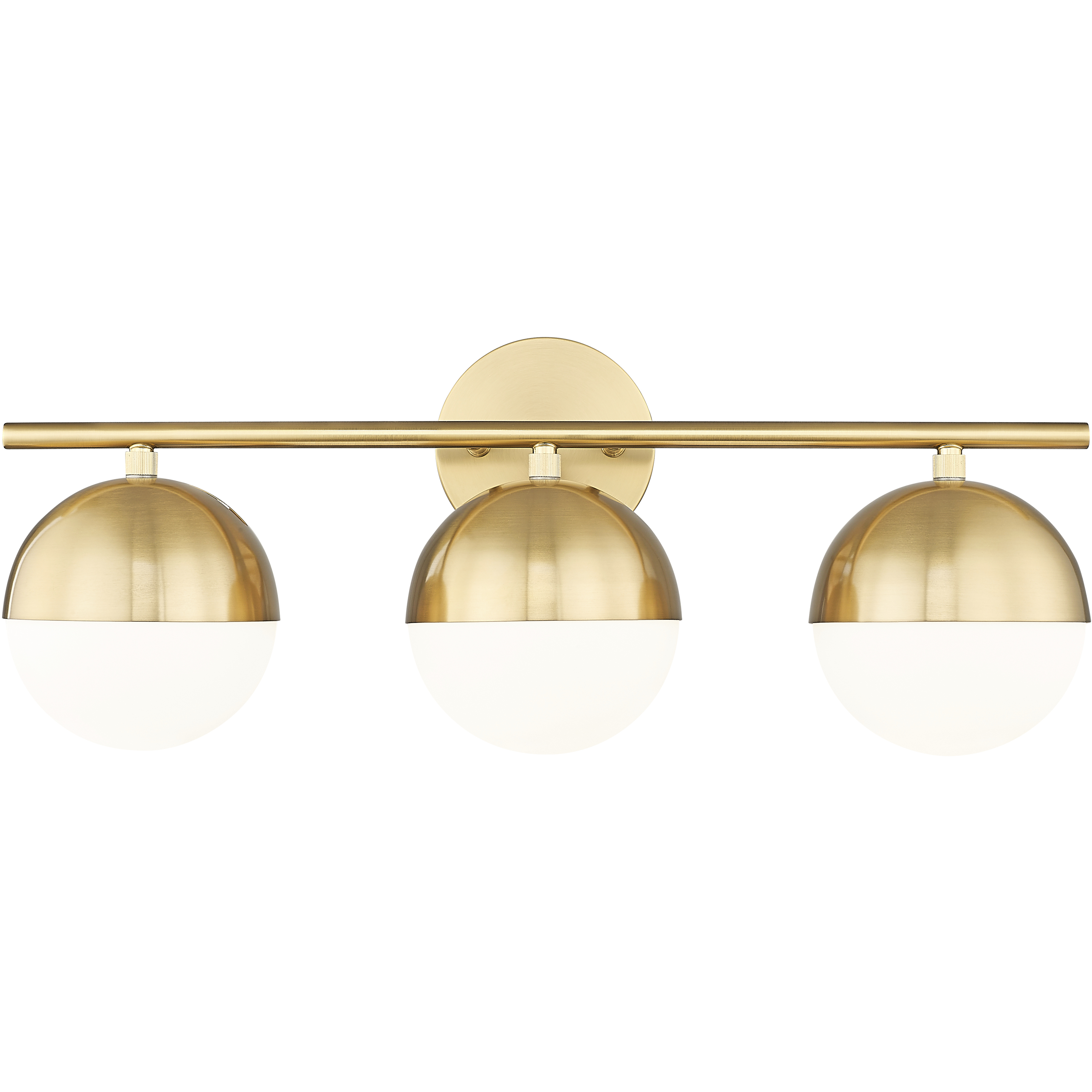 Realm Sphere 3 Light 24 inch Modern Gold Bath Vanity Wall Light