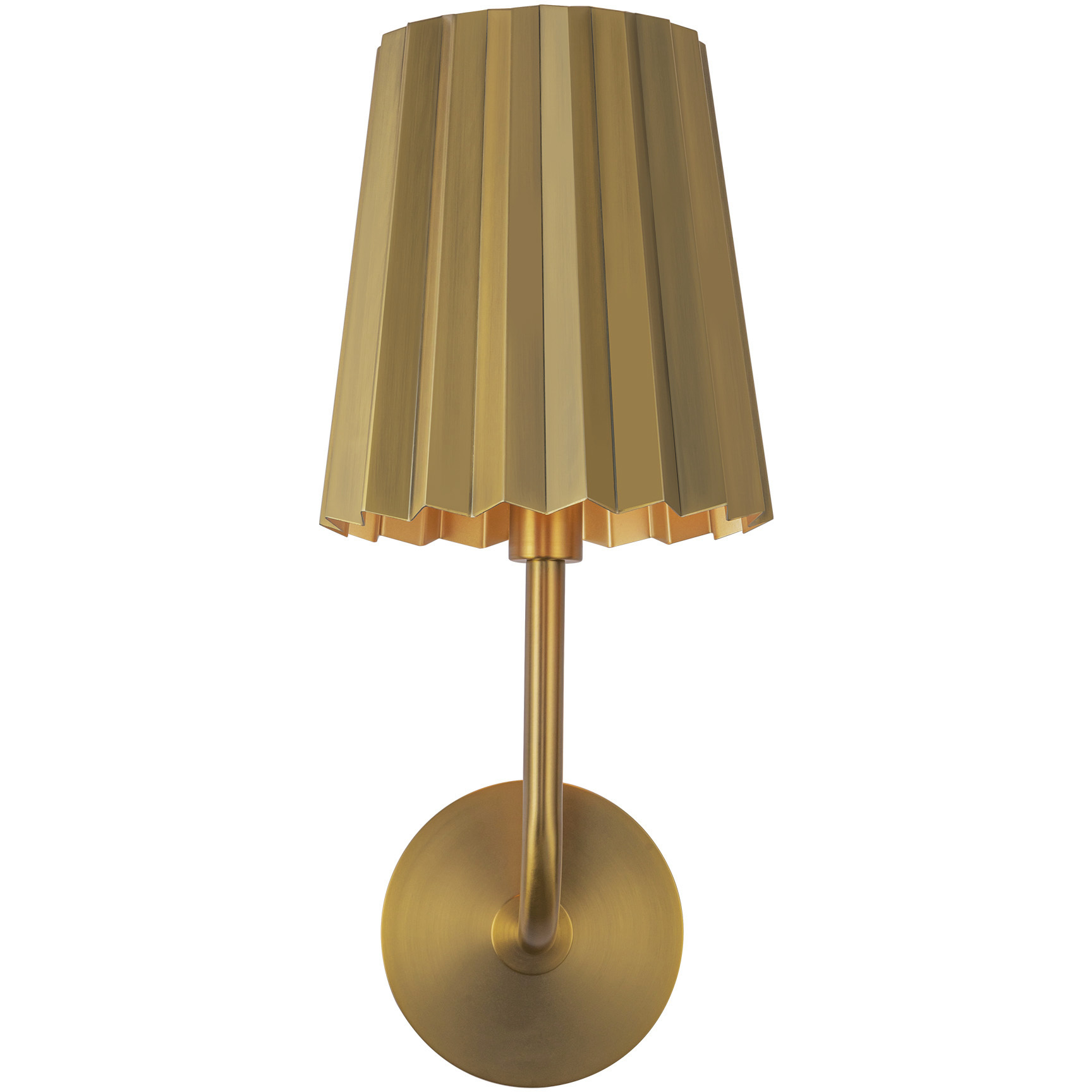 Alora Mood Plisse 1 Light 7 inch Aged Gold Wall/Vanity Light Wall Light
